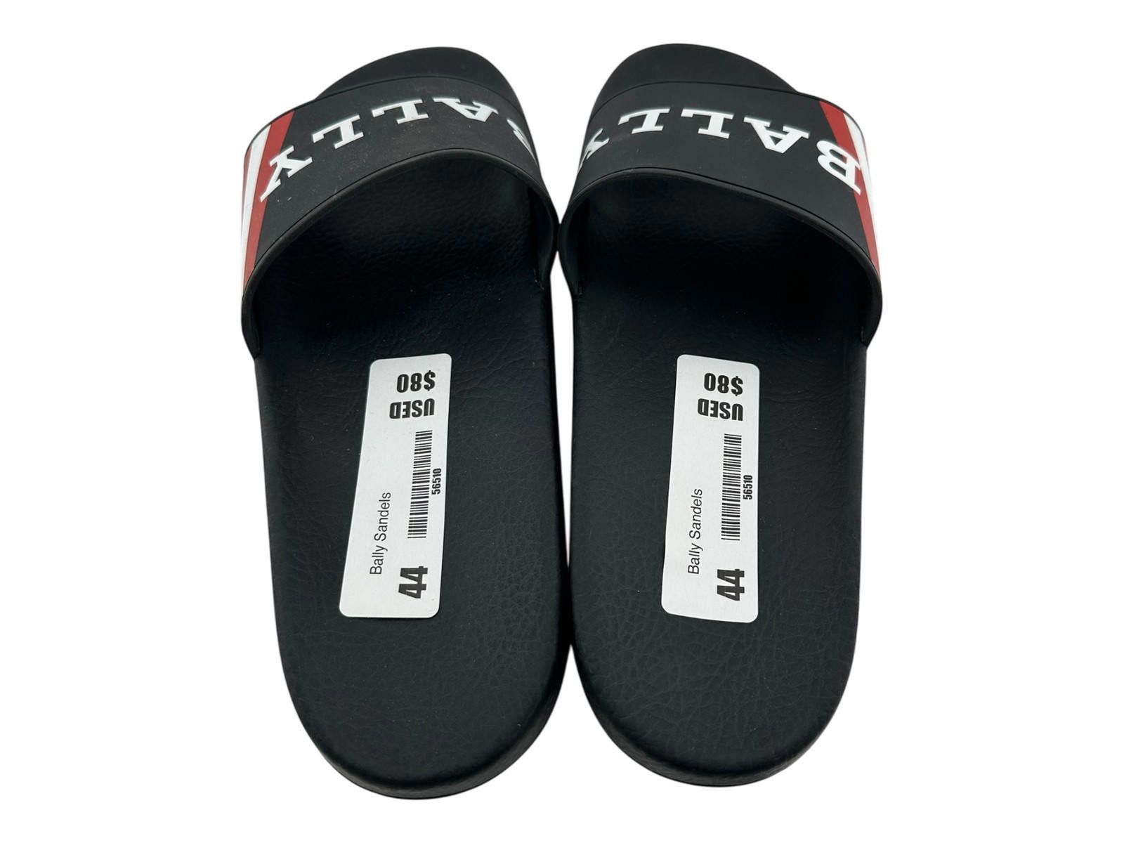 Bally Bally Sandals Black Red White 44 Used Size US 11 / EU 44 - 4 Thumbnail