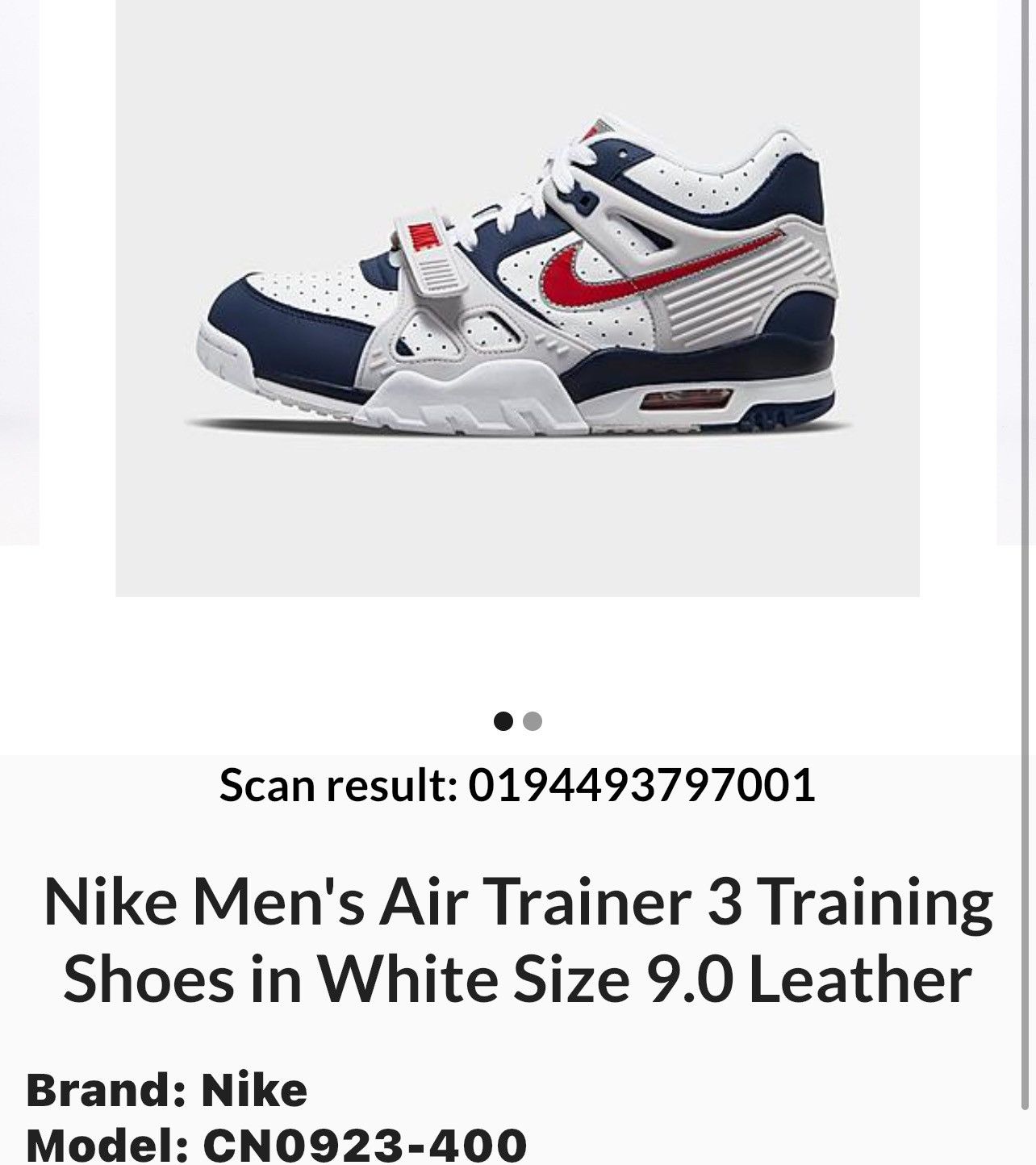 Nike Air Trainer 3 Size US 9 / EU 42 - 1 Thumbnail