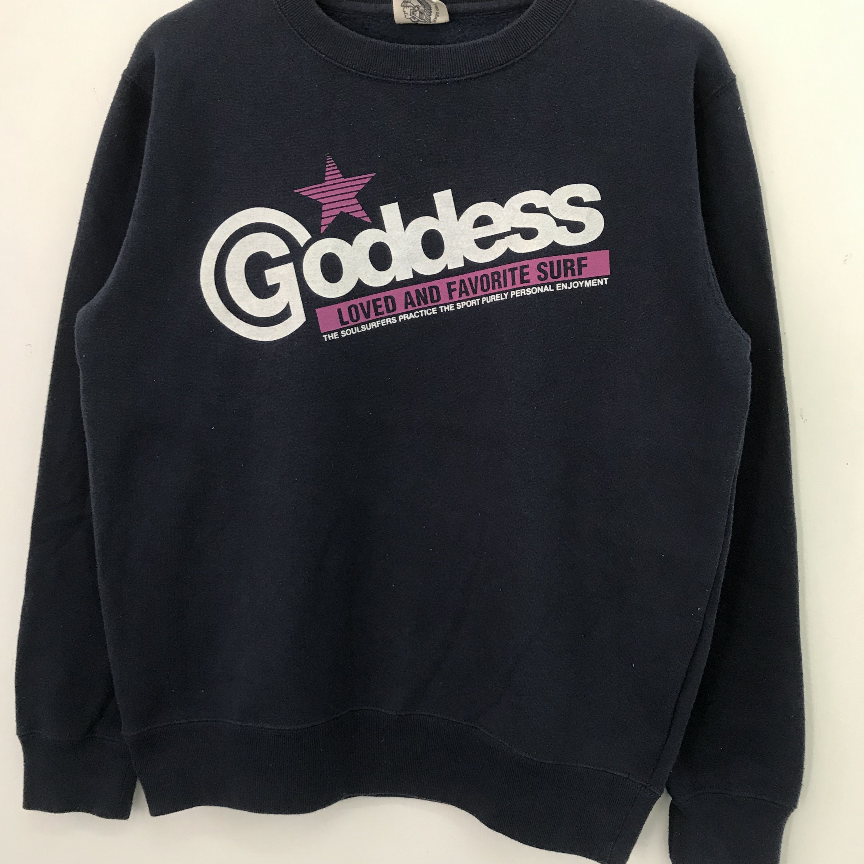 Vintage Vintage Goddess Surf Blue Sweatshirt Medium - 316 Size US M / EU 48-50 / 2 - 3 Thumbnail