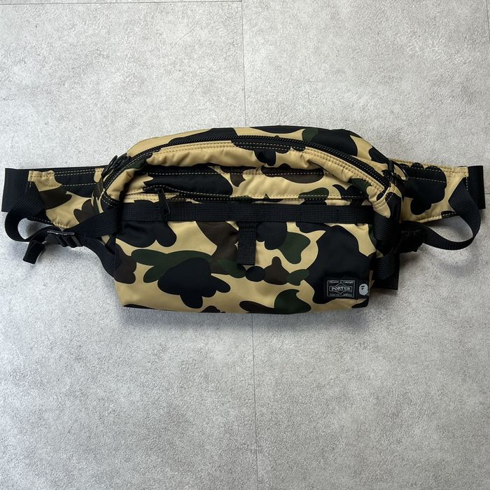 Bape Bape Porter Tanker 1st Camo Nylon Waist Bag | Grailed