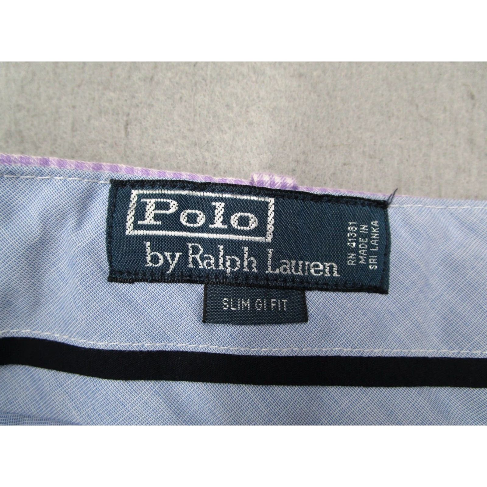 Polo Ralph Lauren VINTAGE Polo Ralph Lauren Short Mens 42 Purple Preppy Retro Size US XL / EU 56 / 4 - 2 Thumbnail
