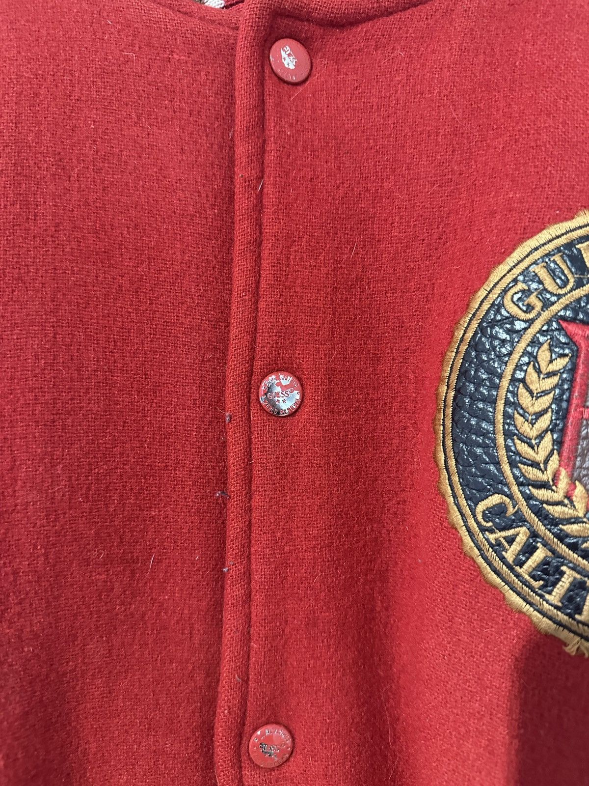 Guess Rare vintage Guess Georges Marciano Varsity Jacket Size US XL / EU 56 / 4 - 5 Thumbnail