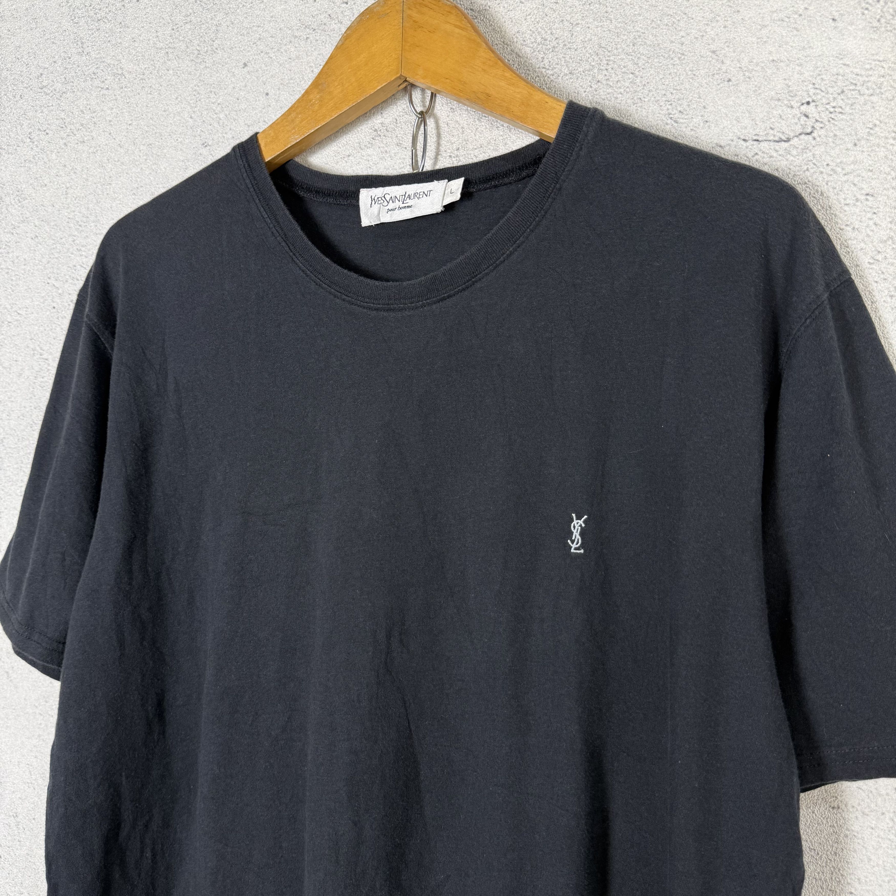 Yves Saint Laurent Vintage Yves Saint Laurent YSL Tshirt Size US L / EU 52-54 / 3 - 2 Thumbnail