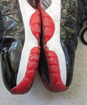 Jordan Brand Nike Air Jordan 11 Bred 14 Red Black High Tops 136046-061 Size US 14 / EU 47 - 11 Thumbnail