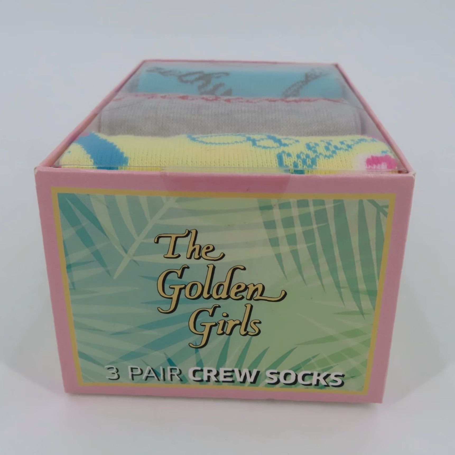 Vintage VINTAGE Bioworld Mens 10-13 Sock The Golden Girls 3 Pairs Crew Socks Novelty NEW Size ONE SIZE - 2 Thumbnail