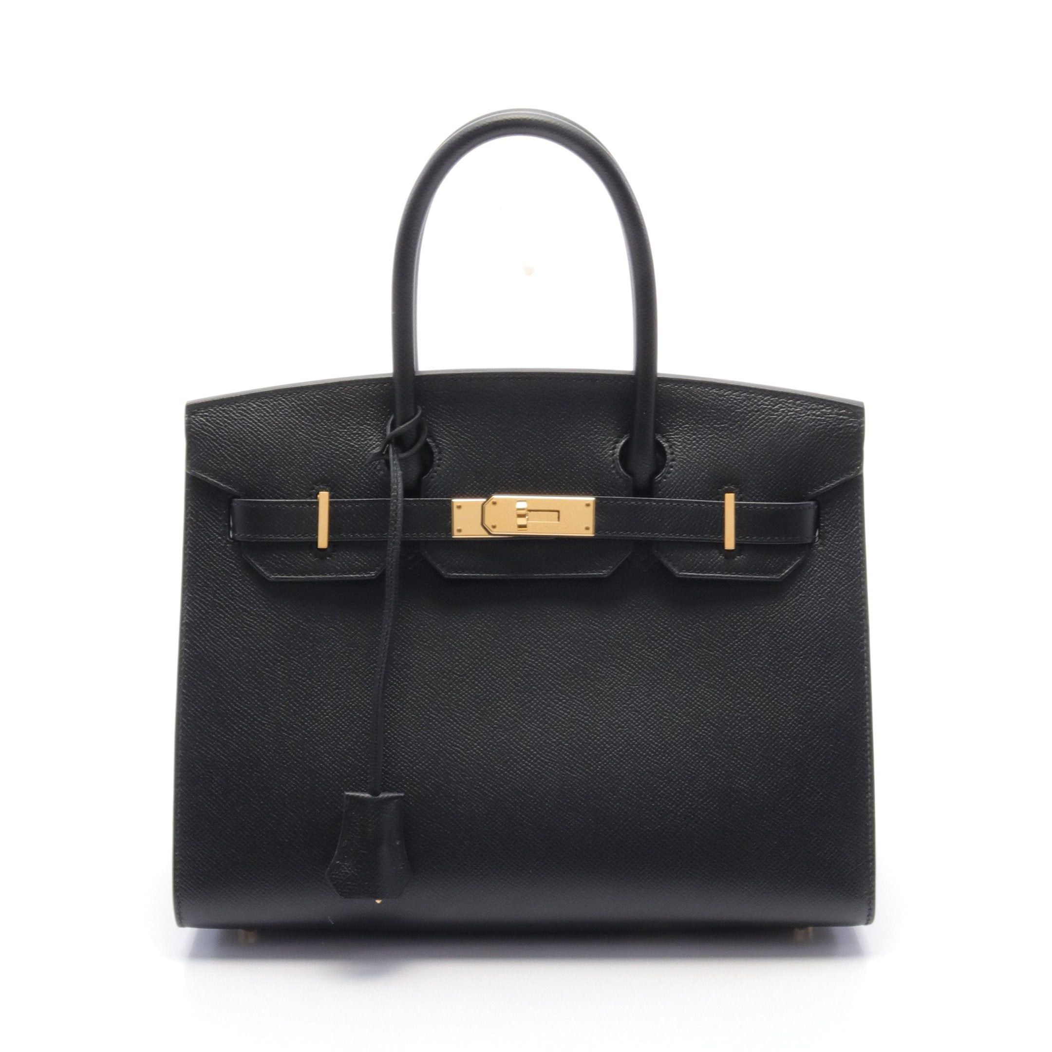 Hermes Hermes Birkin 30 Serie Handbag Veau Epsom Black Gold Hardware U Stamp Size ONE SIZE - 1 Thumbnail