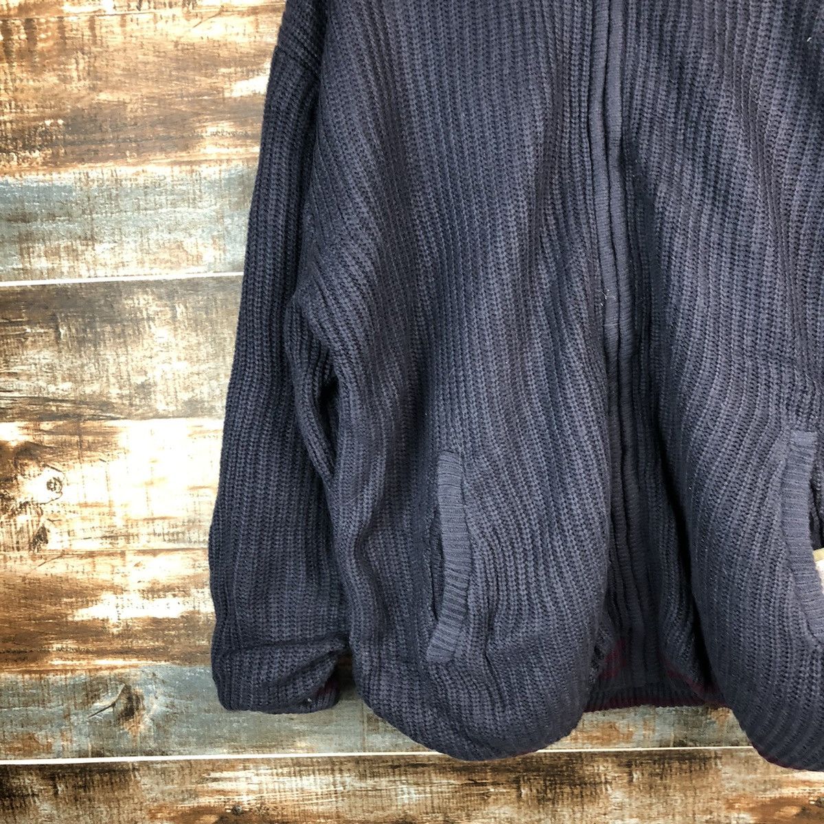 Japanese Brand Resal Work Black knitwear sweater vintage #A1702 Size US M / EU 48-50 / 2 - 7 Thumbnail