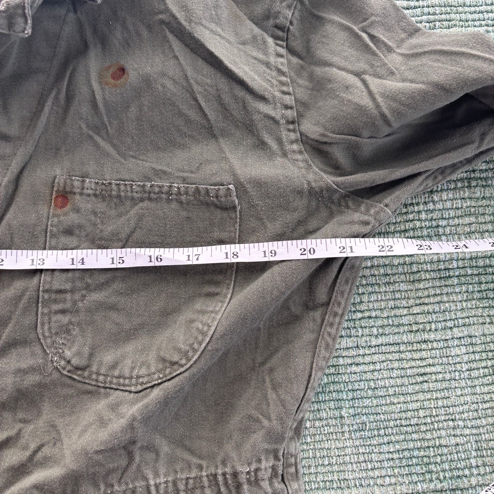 Vintage True vintage 1950s US Army green cotton coveralls Size US 42 / EU 58 - 10 Thumbnail