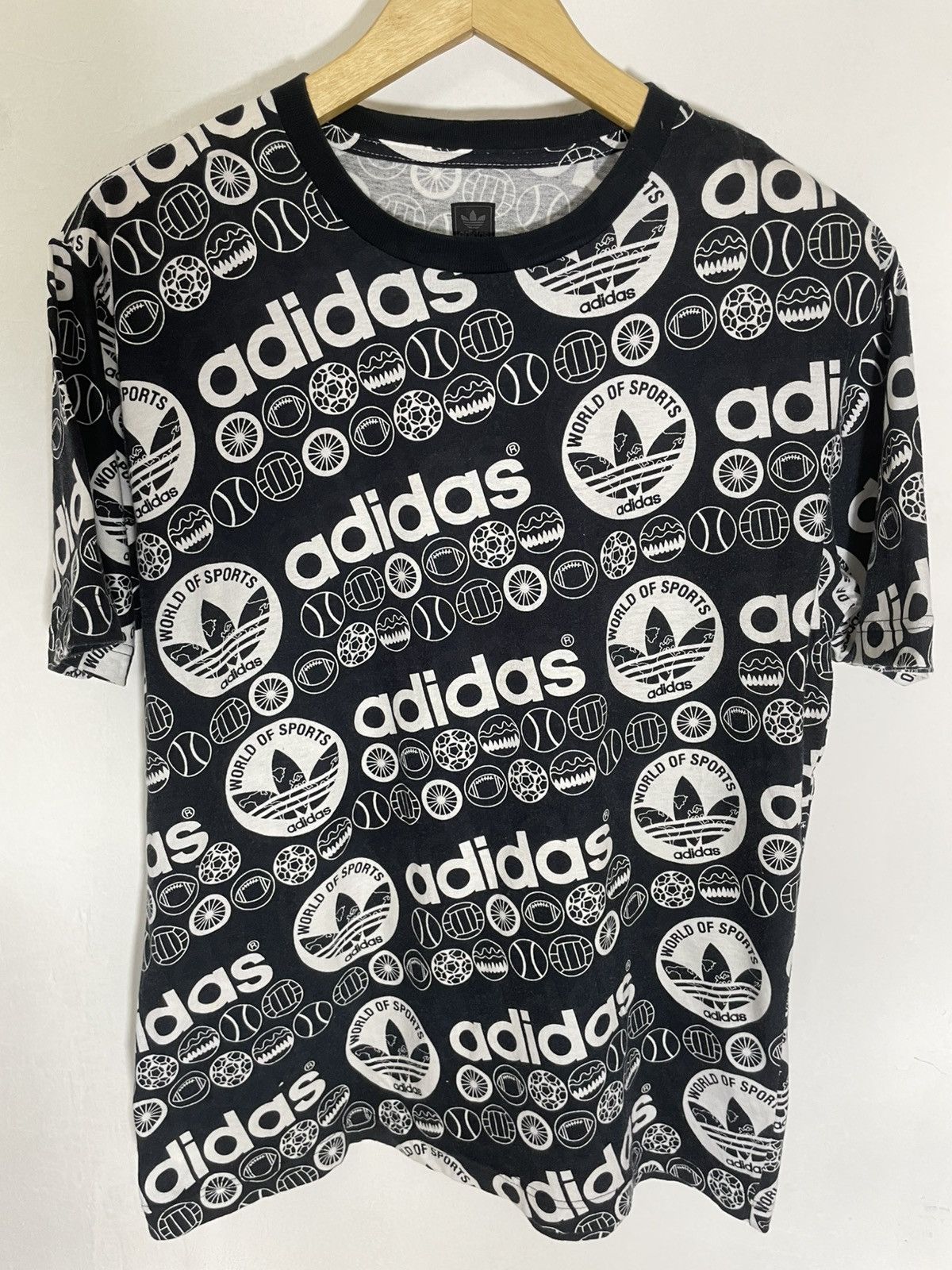 Adidas Adidas Fullprint Vintage AOP Size US L / EU 52-54 / 3 - 3 Thumbnail