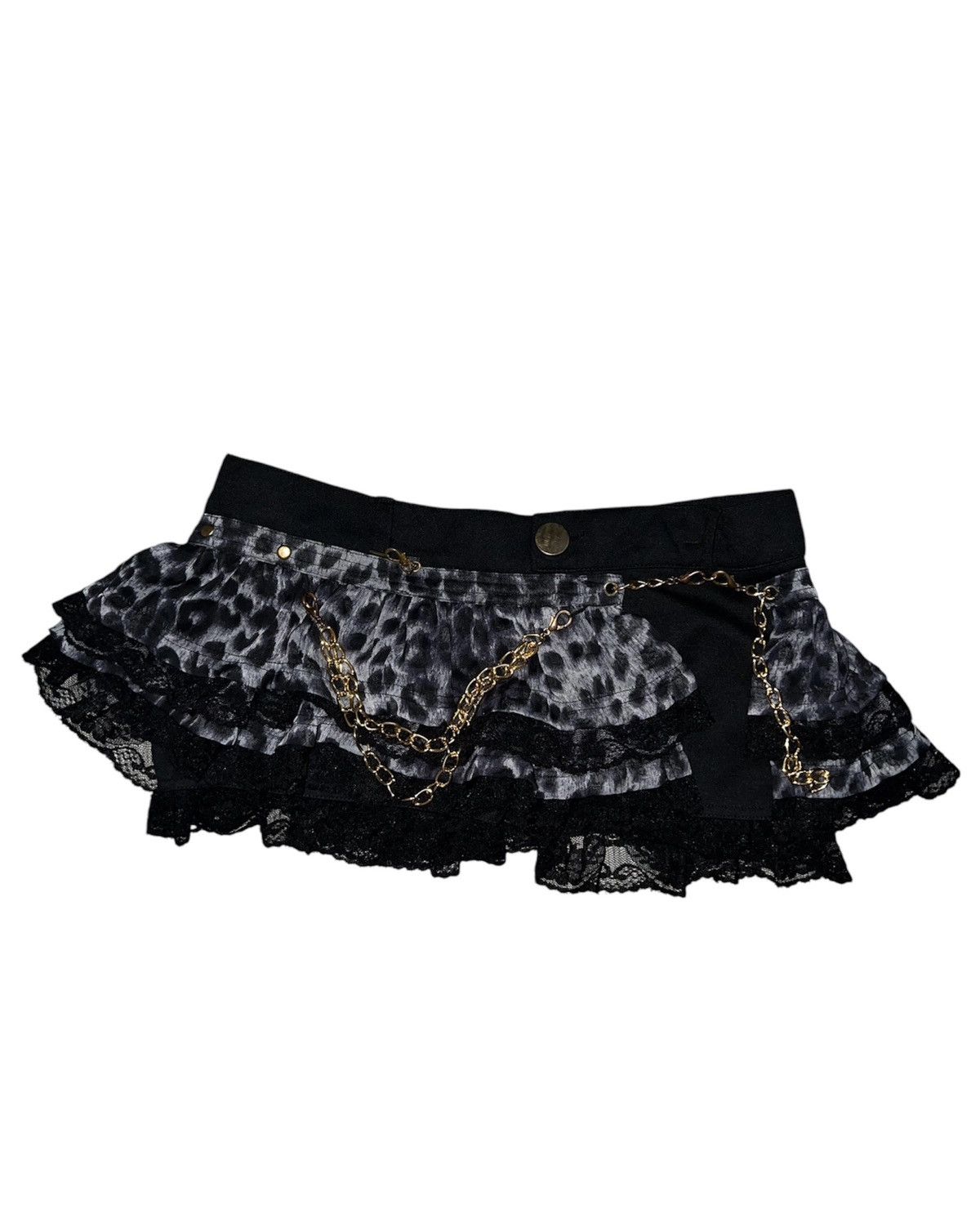 Japanese Brand Dialle Laisen Gyaru leopard micro skorts ☠️💗 Size 26" / US 2 / IT 38 - 4 Thumbnail