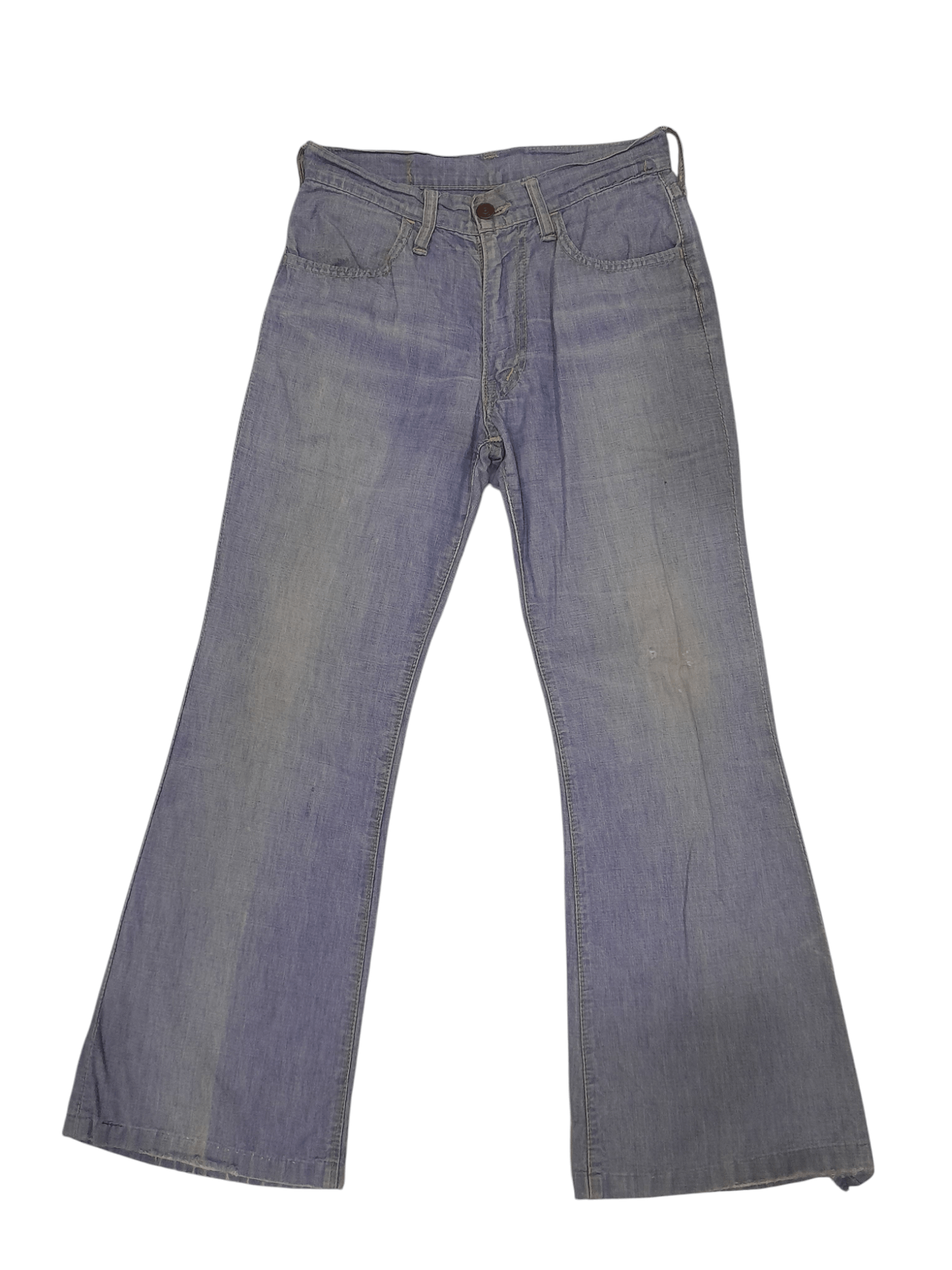 Japanese Brand 70s Big Stone Scovill Flare Denim (F527) W26 Size US 26 / EU 42 - 3 Thumbnail
