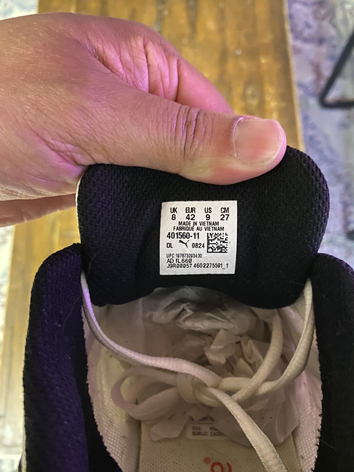 Puma Puma Inhale “Warm White” Size US 9 / EU 42 - 6 Thumbnail