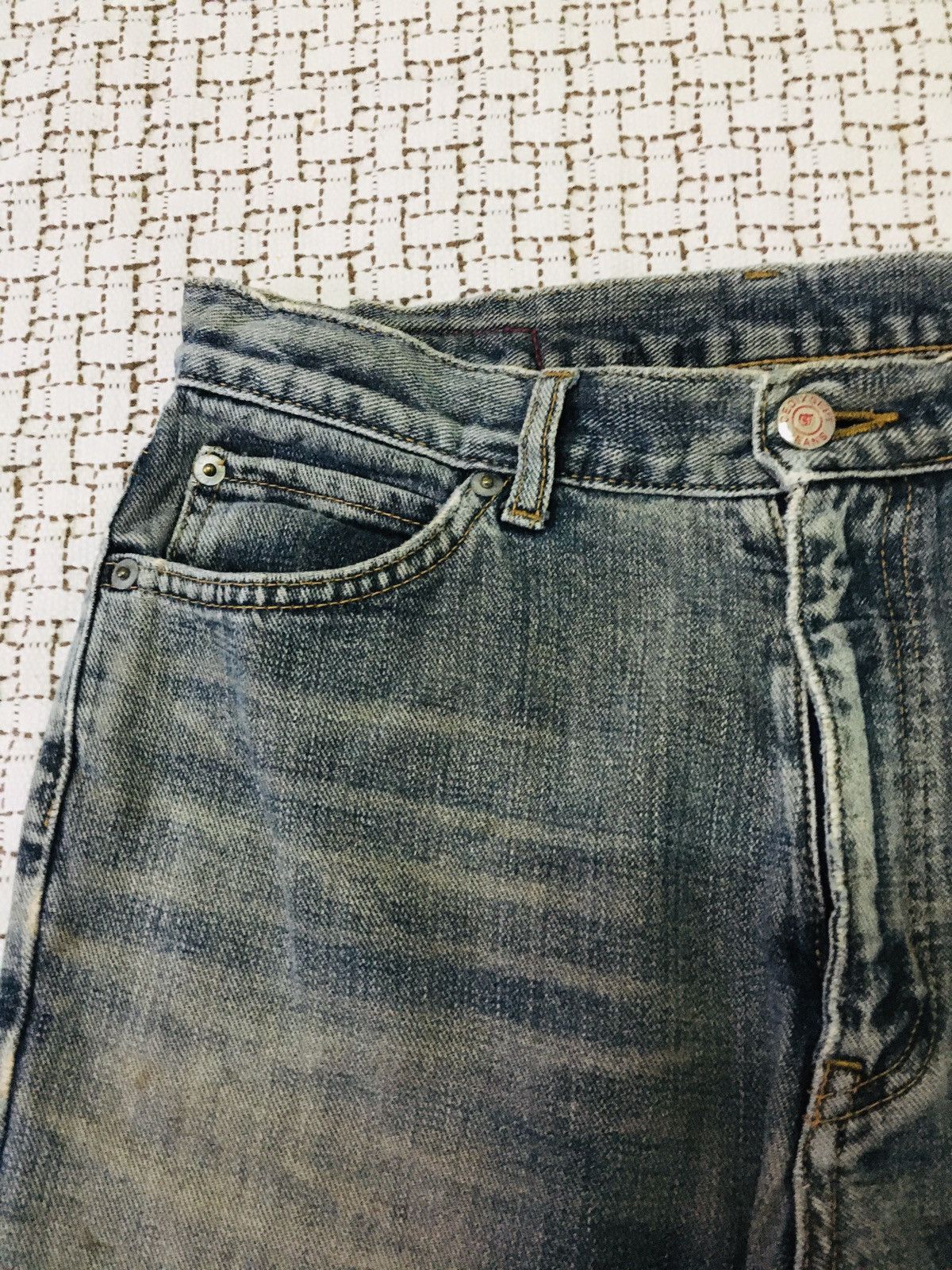 Japanese Brand Gedixsept Distressed Jeans (16) Size 28" / US 6 / IT 42 - 14 Thumbnail
