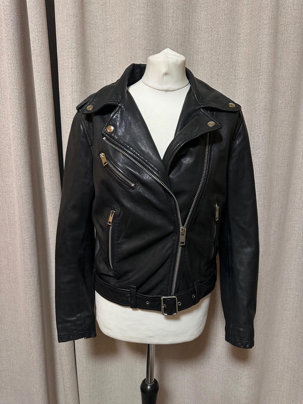 Diesel Diesel Women’s Leather Biker Jacket Black Size S Size S / US 4 / IT 40 - 1 Thumbnail