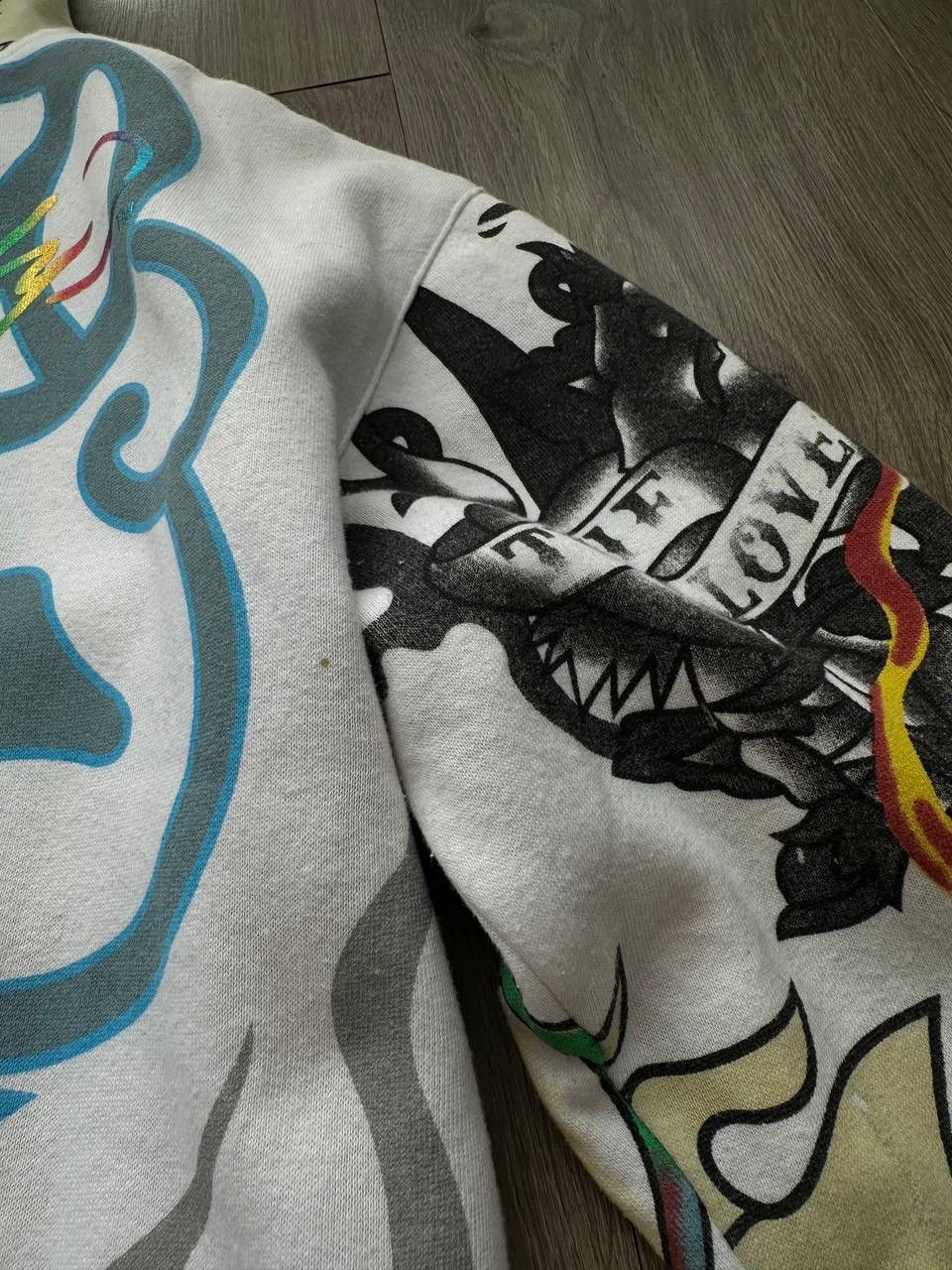 Christian Audigier × Ed Hardy × Vintage Vintage Ed Hardy Christian Audigier Hoodie Size US L / EU 52-54 / 3 - 25 Thumbnail