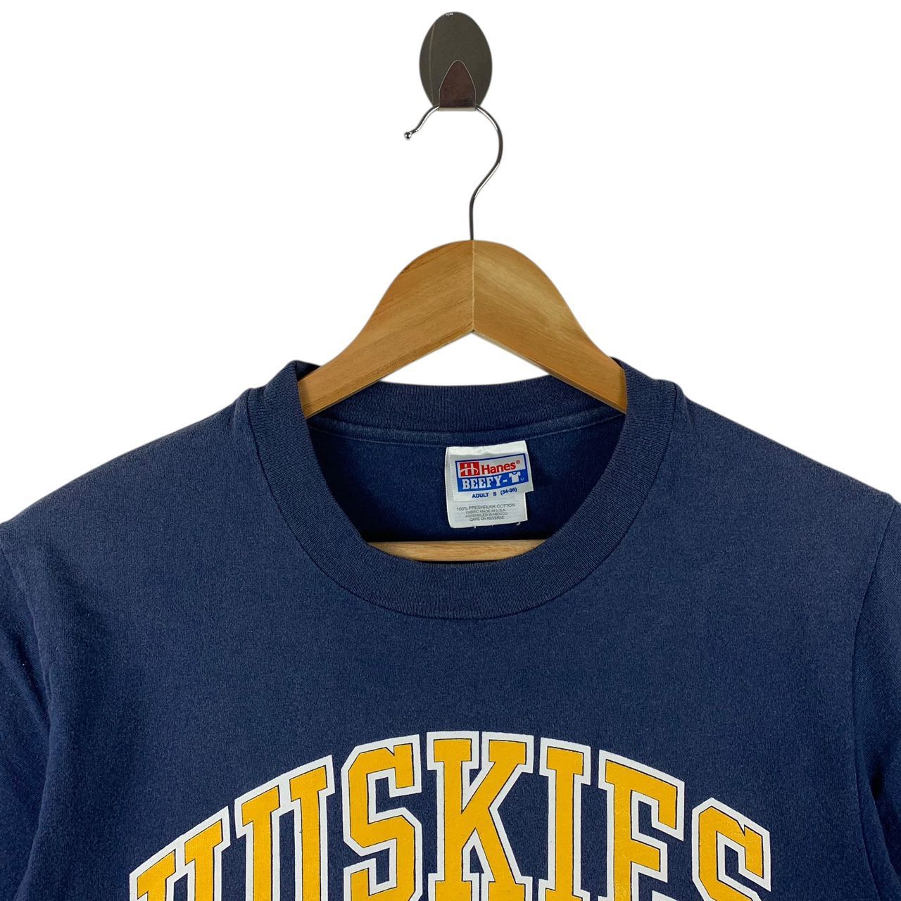 Hanes × Vintage Vintage WASHINGTON HUSKIES university tee Size US S / EU 44-46 / 1 - 2 Thumbnail