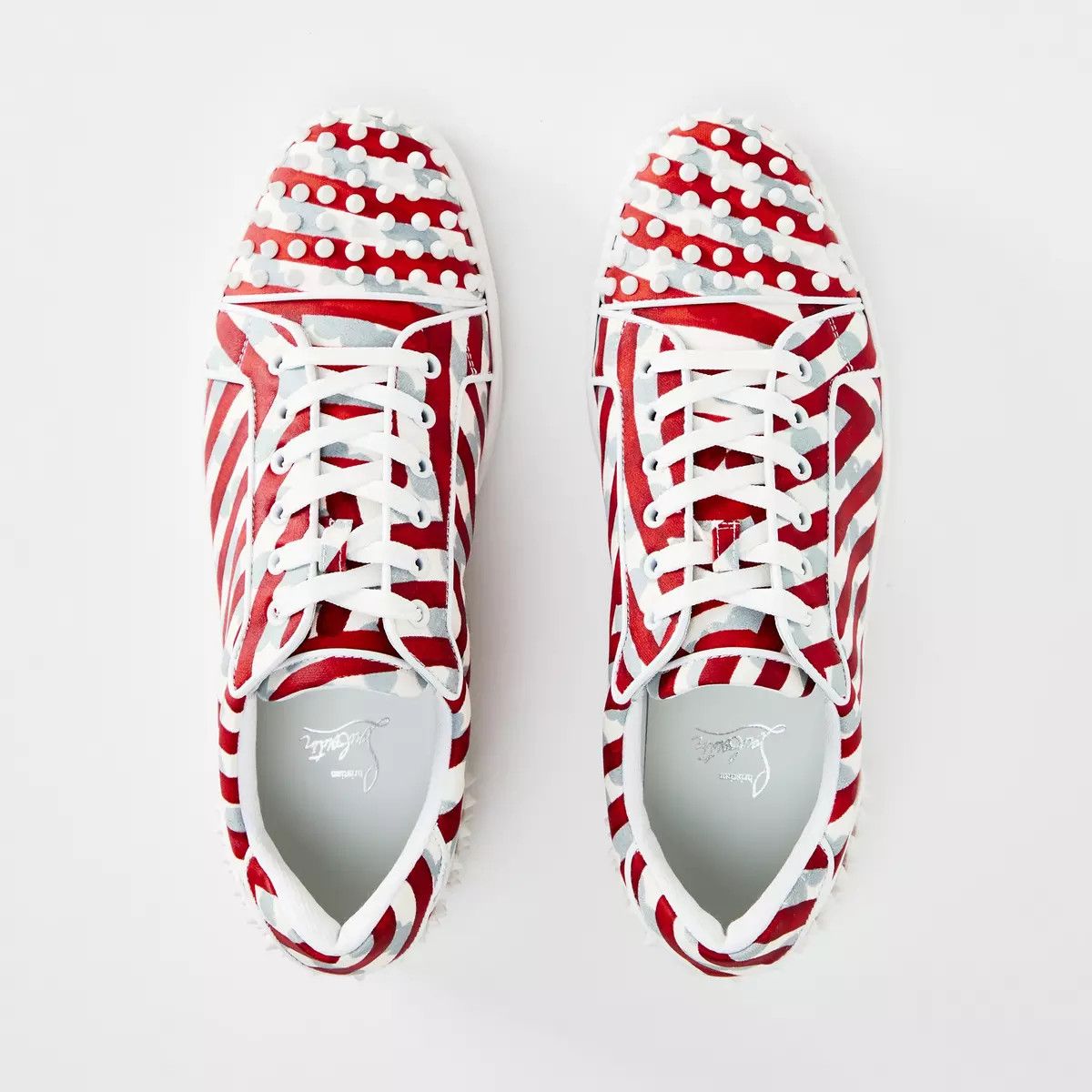 Christian Louboutin os11x0126 Spike Low-Top Sneakers in Multicolor Size US 9 / EU 42 - 6 Thumbnail