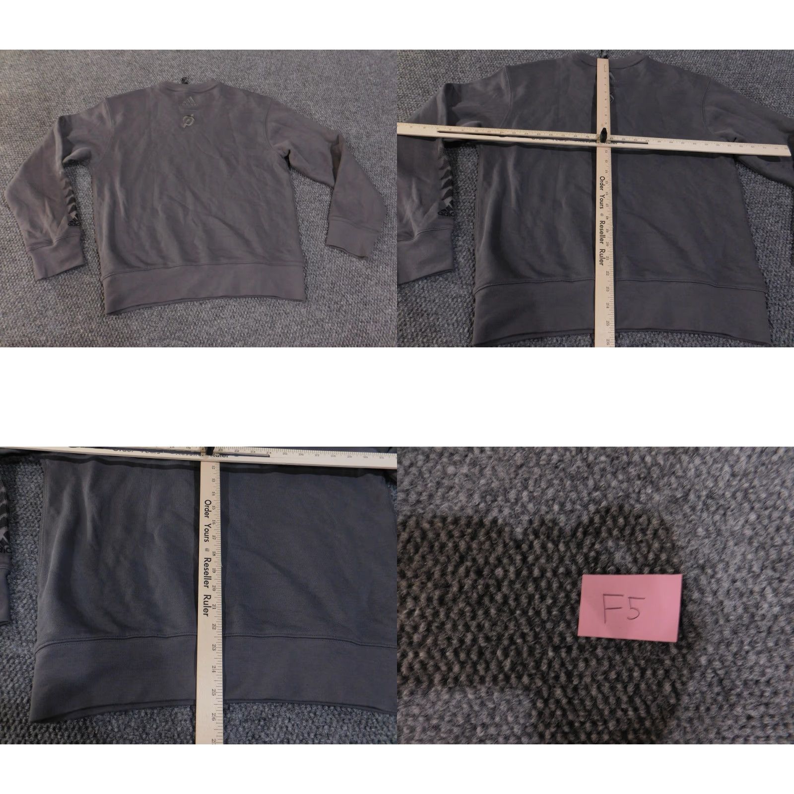 Adidas Adidas Peloton Sweatshirt Mens Small Gray Crewneck Pullover Logo Top Graphic Print Size US S / EU 44-46 / 1 - 9 Thumbnail