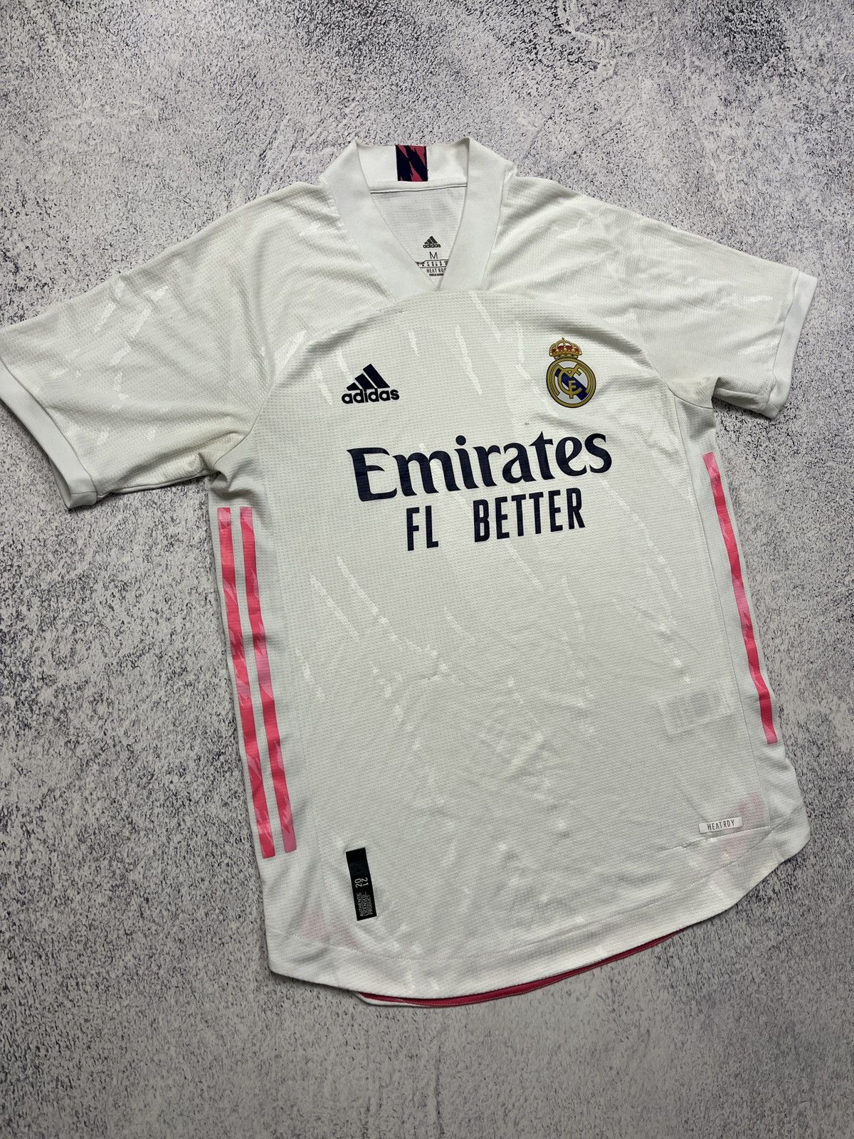 Adidas Real Madrid Adidas 2020/21 Season Player Soccer Jersey Pink Size US M / EU 48-50 / 2 - 3 Thumbnail