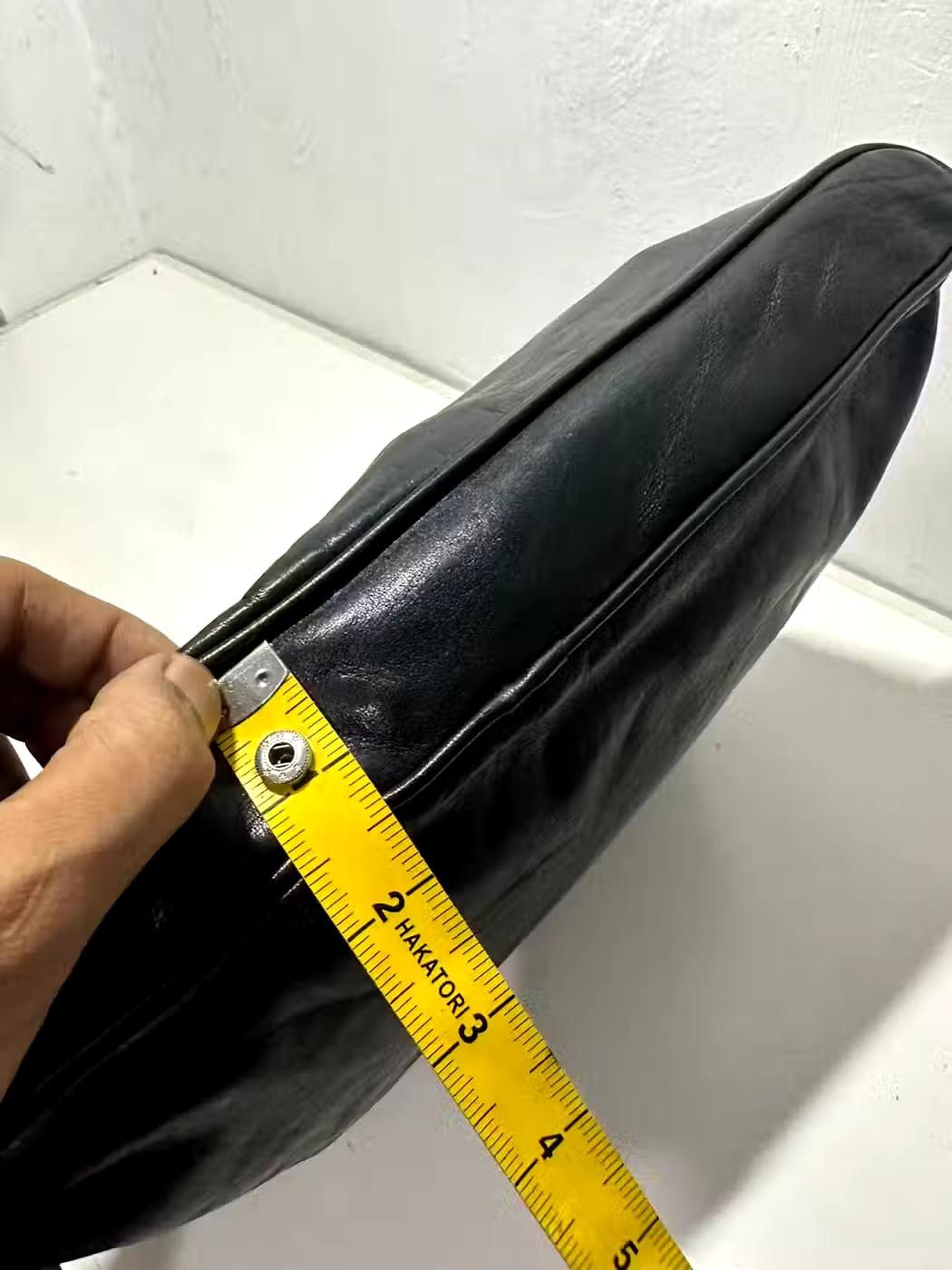 Issey Miyake Rare!!! Issey Miyake Design Studio Leather Clutch bag Size ONE SIZE - 11 Thumbnail