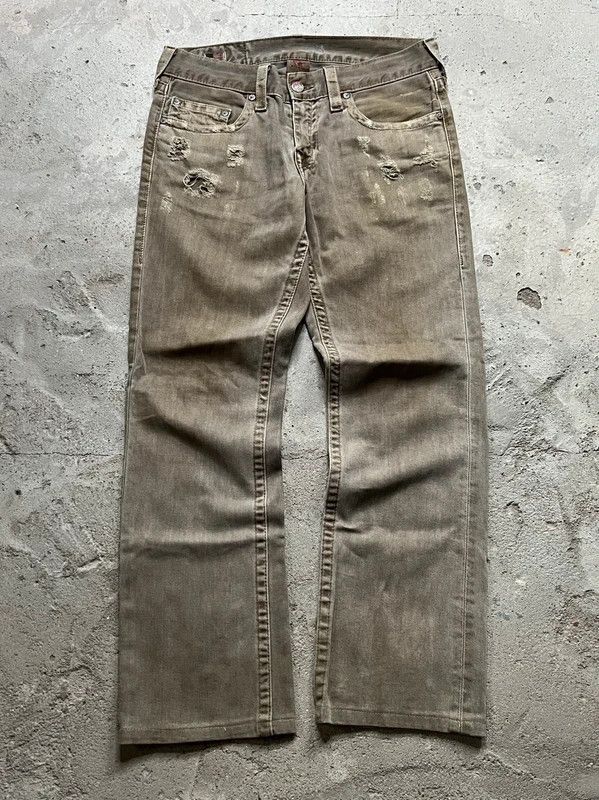 True Religion Vintage True Religion distressed denim jenas Size US 32 / EU 48 - 1 Thumbnail
