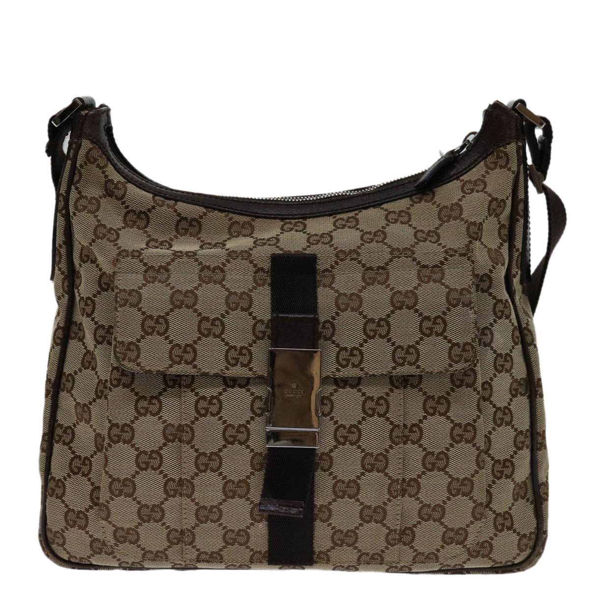 Gucci Gg Canvas Brown Canvas Shoulder Bag (Pre-Owned) Size ONE SIZE - 1 Thumbnail