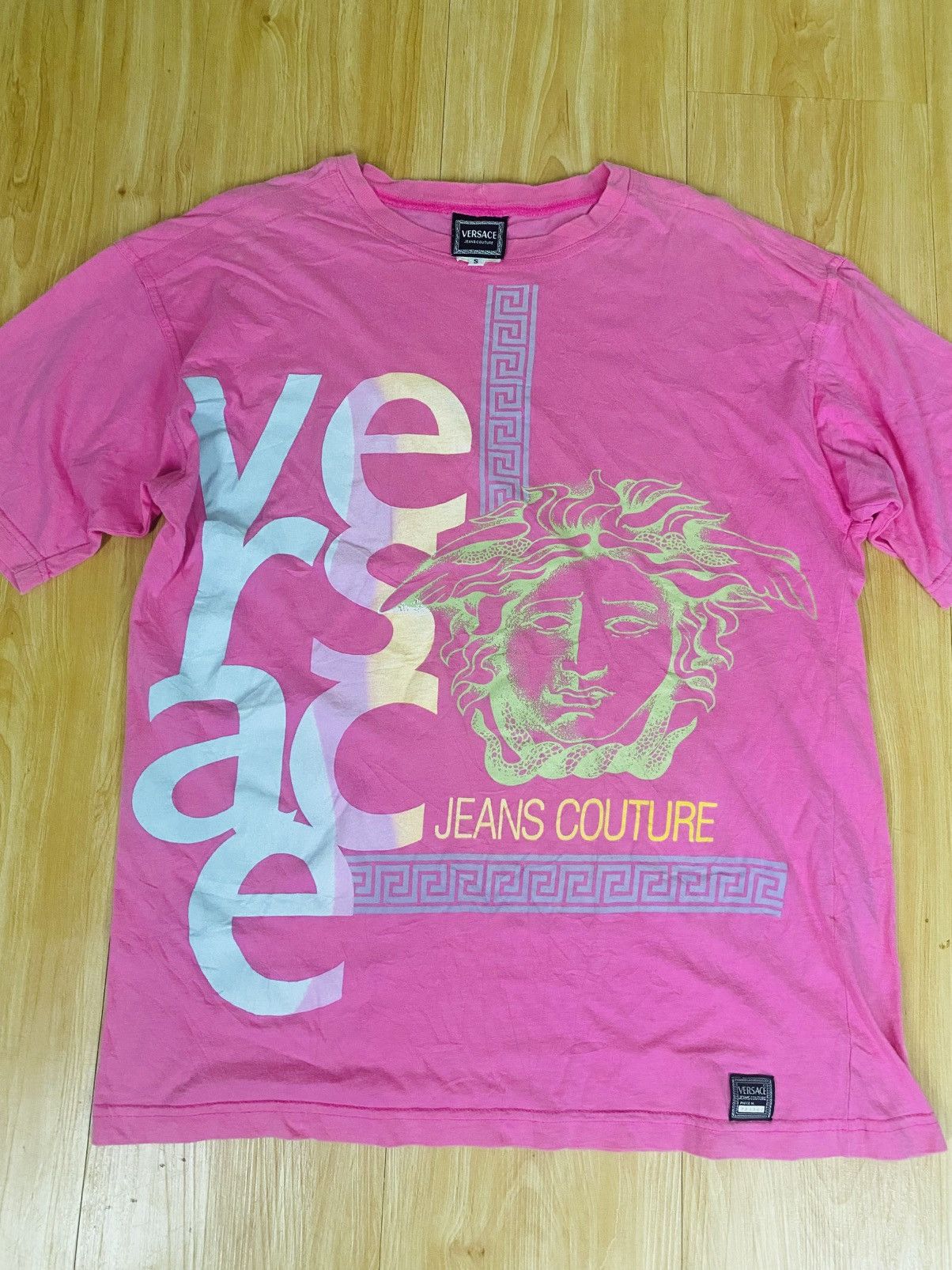 Versace Versace Mens Designer Medusa Print Tee Authentic Size US S / EU 44-46 / 1 - 2 Thumbnail