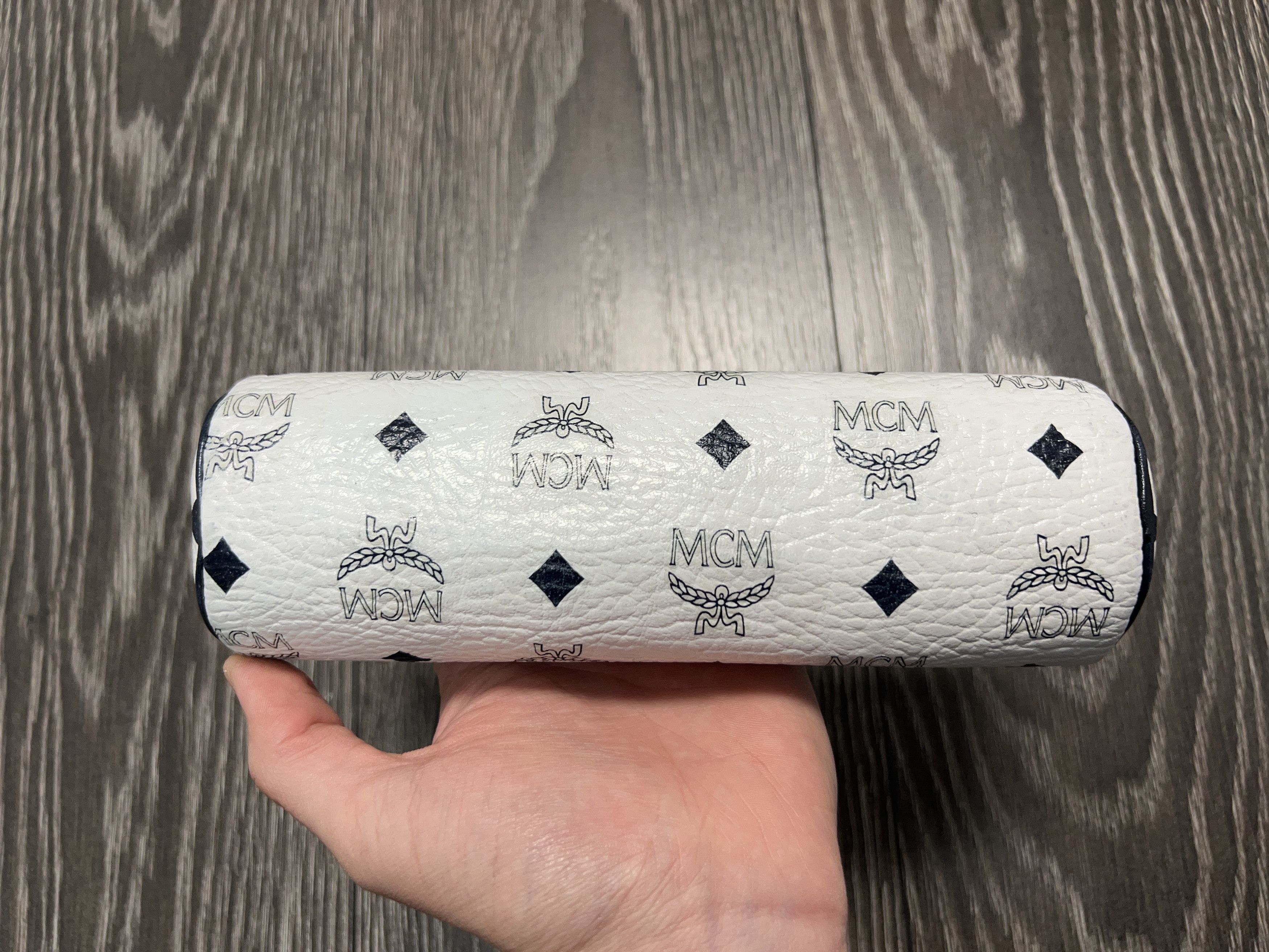 MCM Munchen Vicetos Pencil Pen Case ZIp Cover Cylinder Pouch Bag Size ONE SIZE - 6 Thumbnail