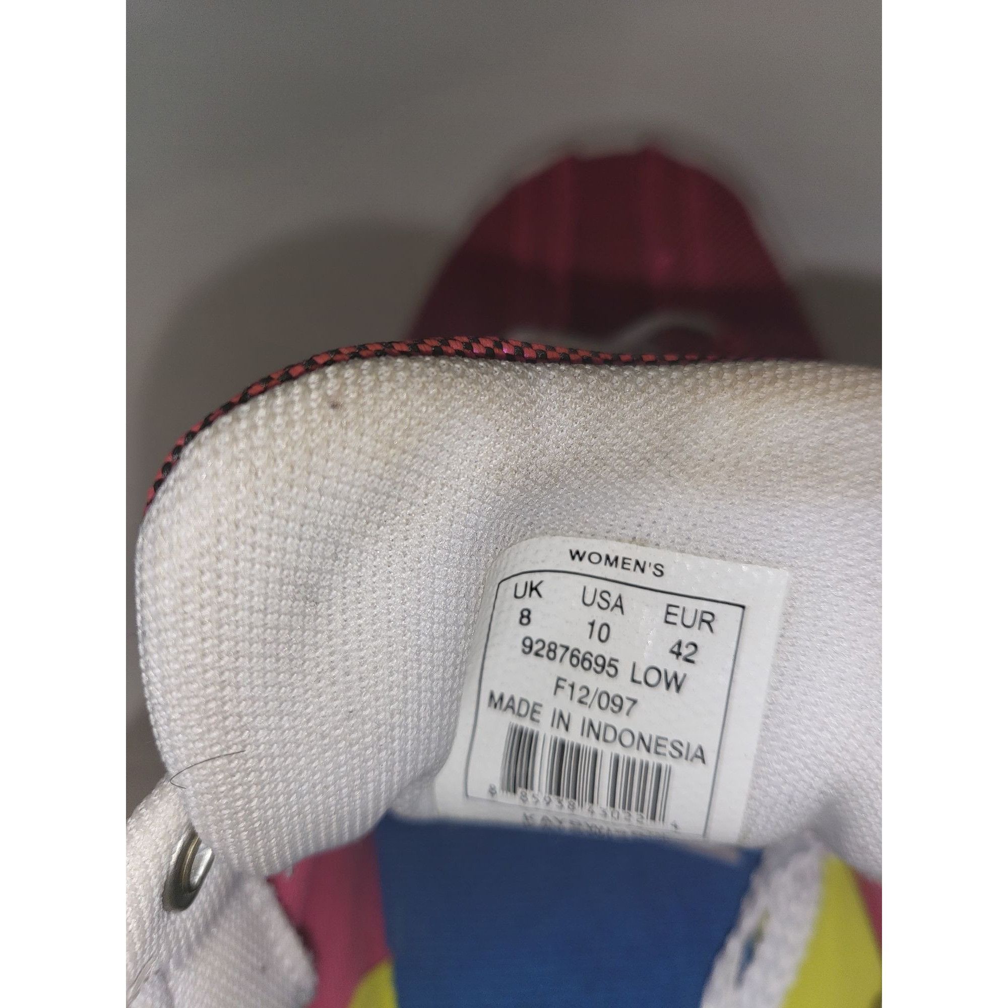 K-Swiss K Swiss Tennis Sneakers Women Sz 10 Lace Up Pink Black Athle Size US 10 / IT 40 - 7 Thumbnail