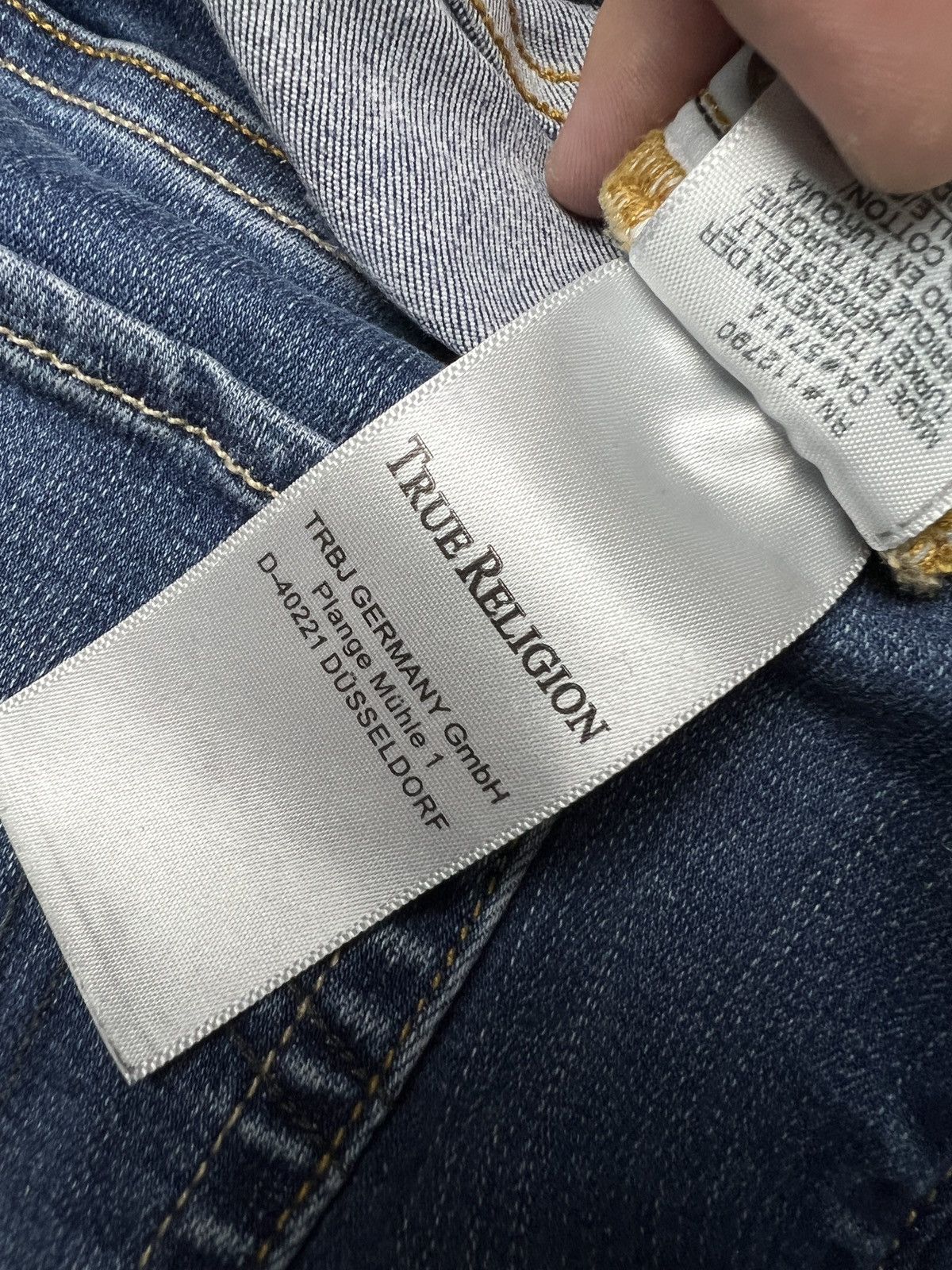 True Religion Vintage True Religion Studded Highrise Halle Denim Jeans y2k Size 31" - 19 Thumbnail