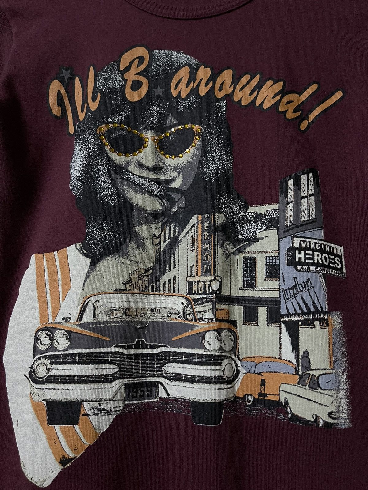Jean Charles De Castelbajac Castelbajac "I'll B Around" Classic Graphic Longsleeve Size M / US 6-8 / IT 42-44 - 3 Thumbnail