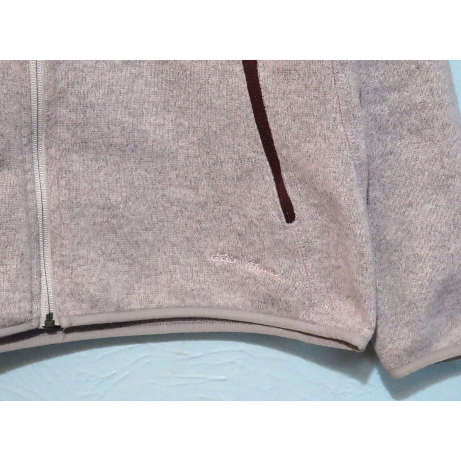 Eddie Bauer Eddie Bauer Jacket Womens XL Lavender Fleece Full Zip Pockets Classic Outdoor Quilt Logo Size XL / US 12-14 / IT 48-50 - 2 Thumbnail