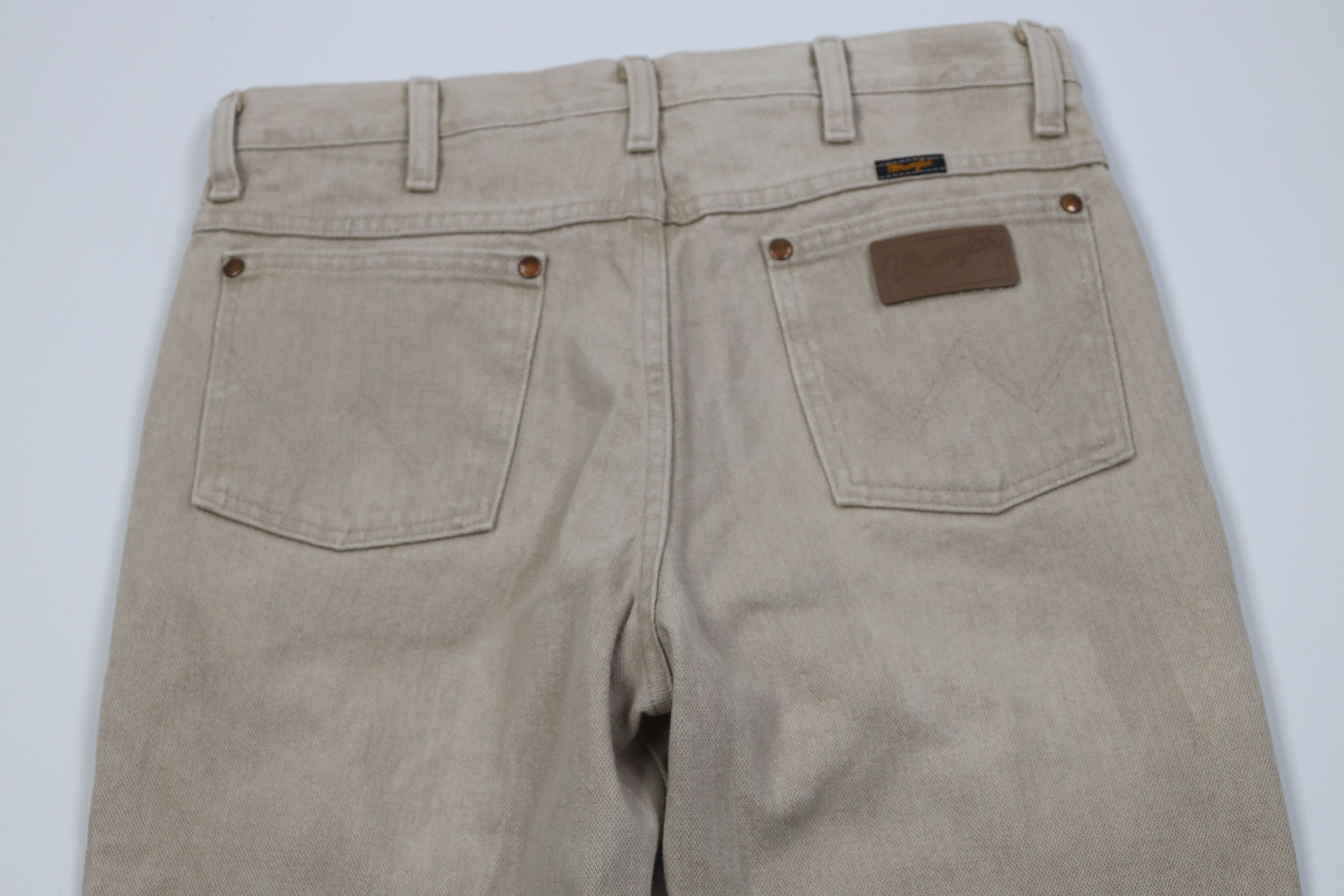 Wrangler Vintage 90s Wrangler Straight Leg Denim Jeans Beige Cotton Size US 32 / EU 48 - 9 Thumbnail