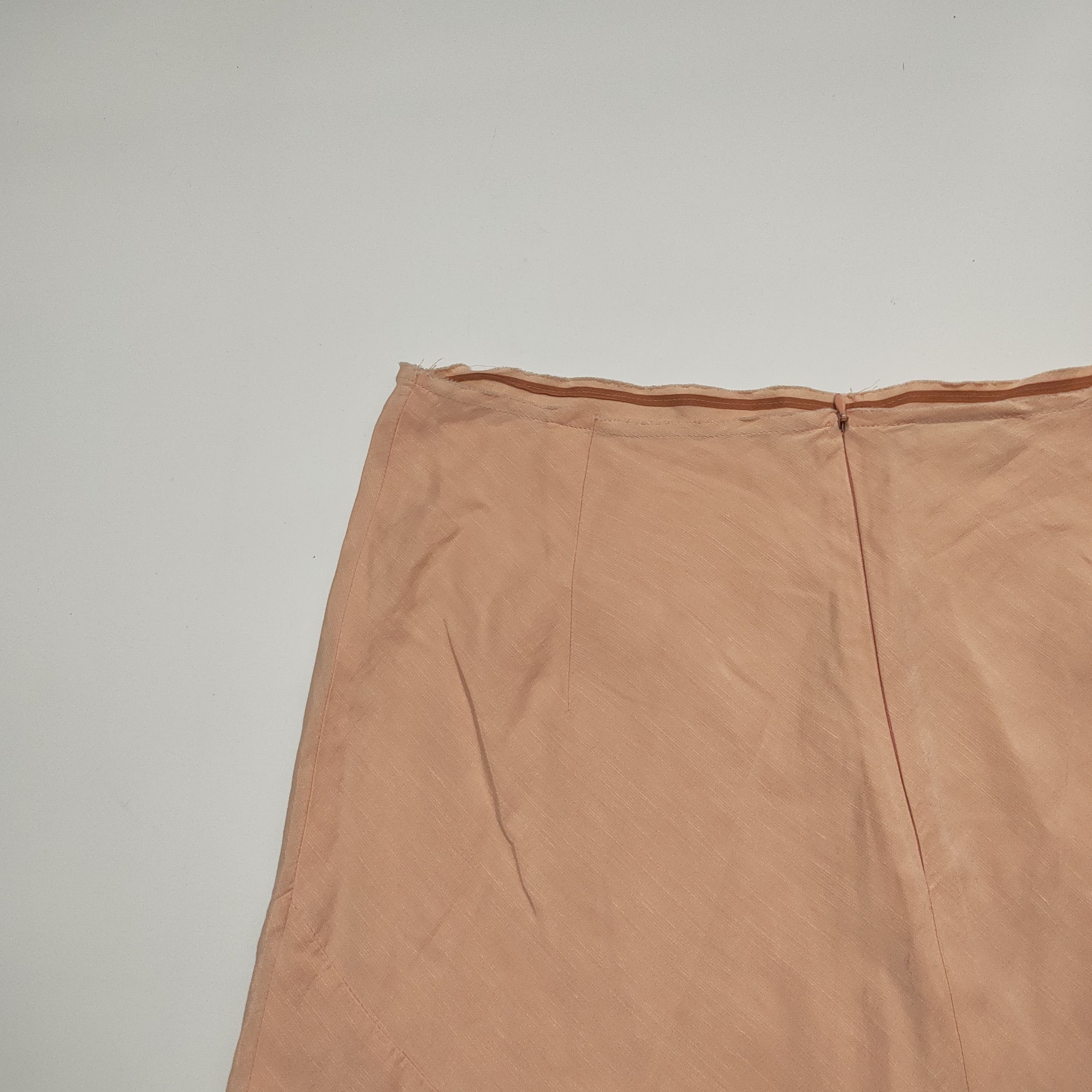 Dries Van Noten Dries Van Noten Peach Flared Skirt Size 32" / US 10 / IT 46 - 8 Thumbnail