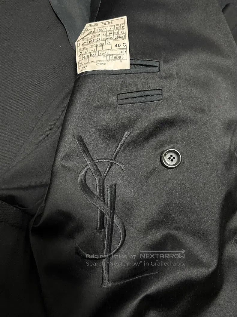 Saint Laurent Paris Saint Laurent Paris Tailored Jacket Coat Double Breasted S Size US S / EU 44-46 / 1 - 7 Thumbnail