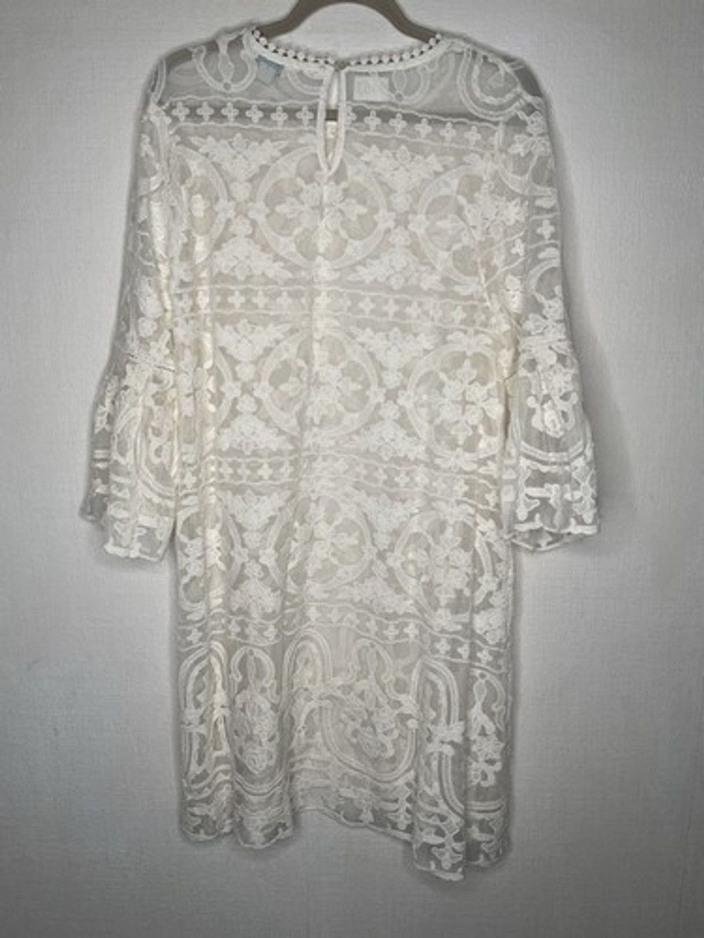 Other NWOT Sundance Silk Sheer Susannah Lace Overlay Midi Dress L Size L / US 10 / IT 46 - 7 Thumbnail