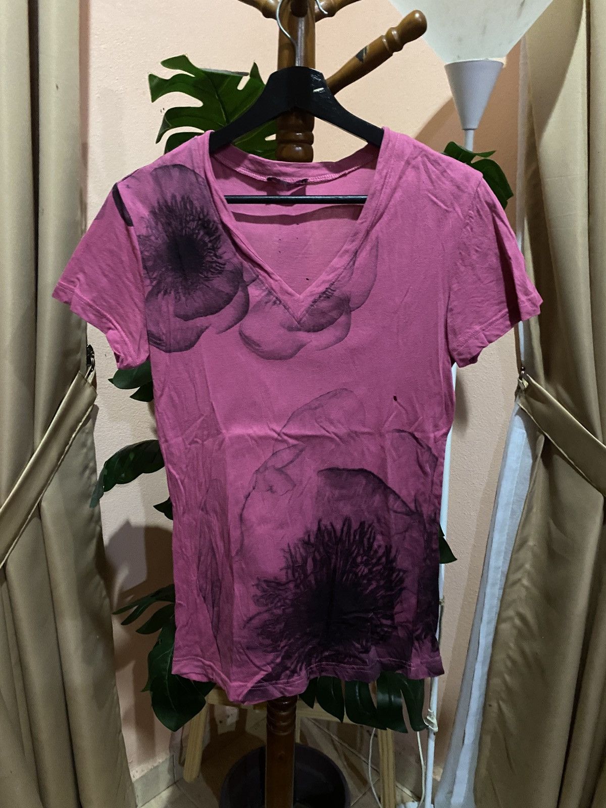 Kris Van Assche VINTAGE V COLLAR KRIS VAN ASSCHE DISTRESS SHIRT Size S / US 4 / IT 40 - 1 Thumbnail