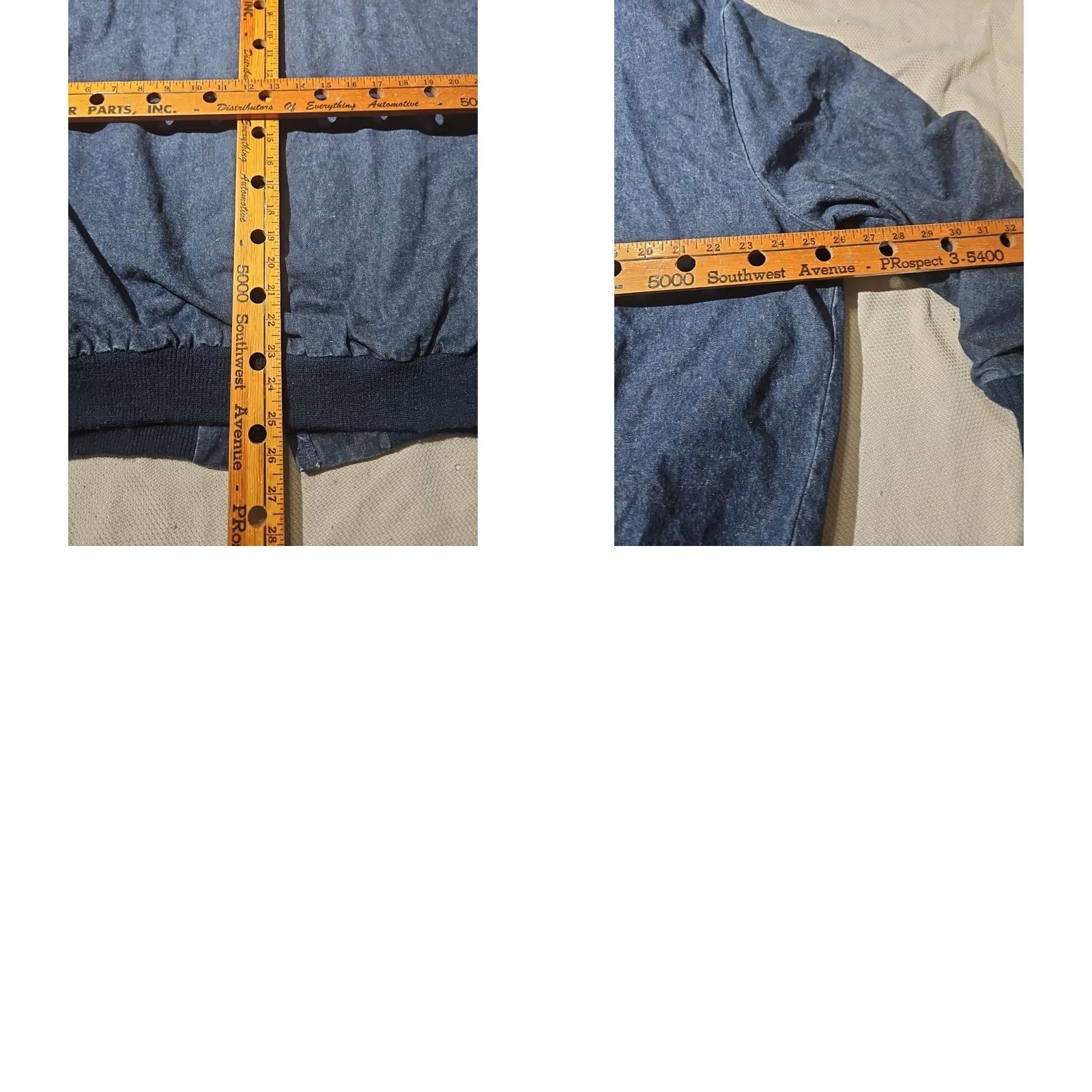 Dickies VTG Dickies Jacket Mens XL Blue Denim Aztec Quilt Lined Hooded Workwear Coat Jacket Size US XL / EU 56 / 4 - 9 Thumbnail