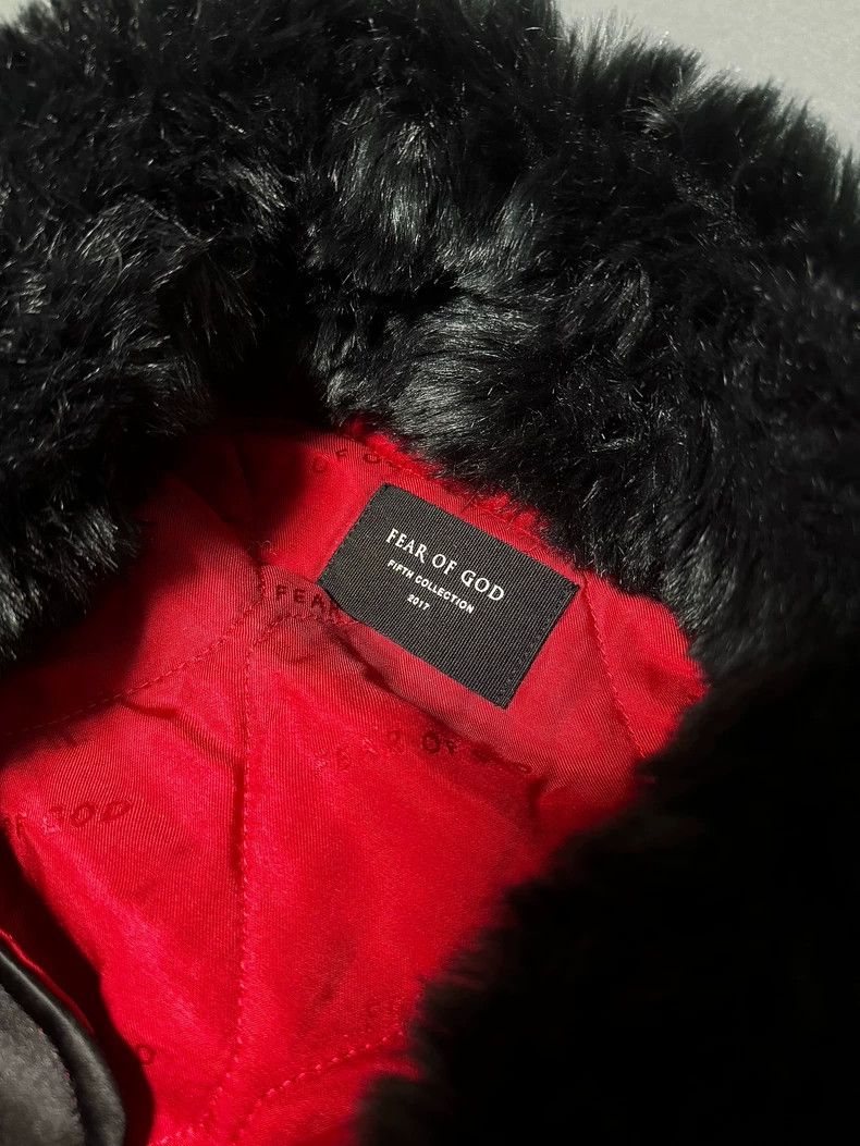 Fear of God Fear of God Rabbit fur collar jacket flight jacket Size US S / EU 44-46 / 1 - 6 Thumbnail