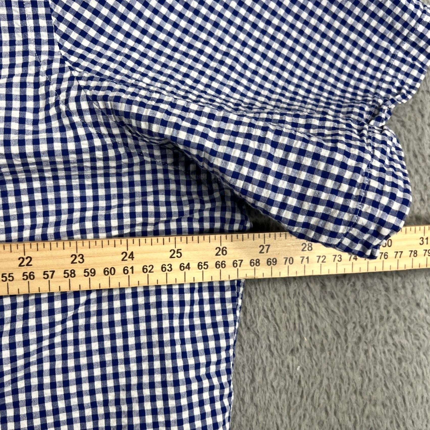 Ralph Lauren Ralph Lauren Shirt Mens 2XL Blue Check Pony Button Up Short Sleeve Size US XXL / EU 58 / 5 - 7 Thumbnail