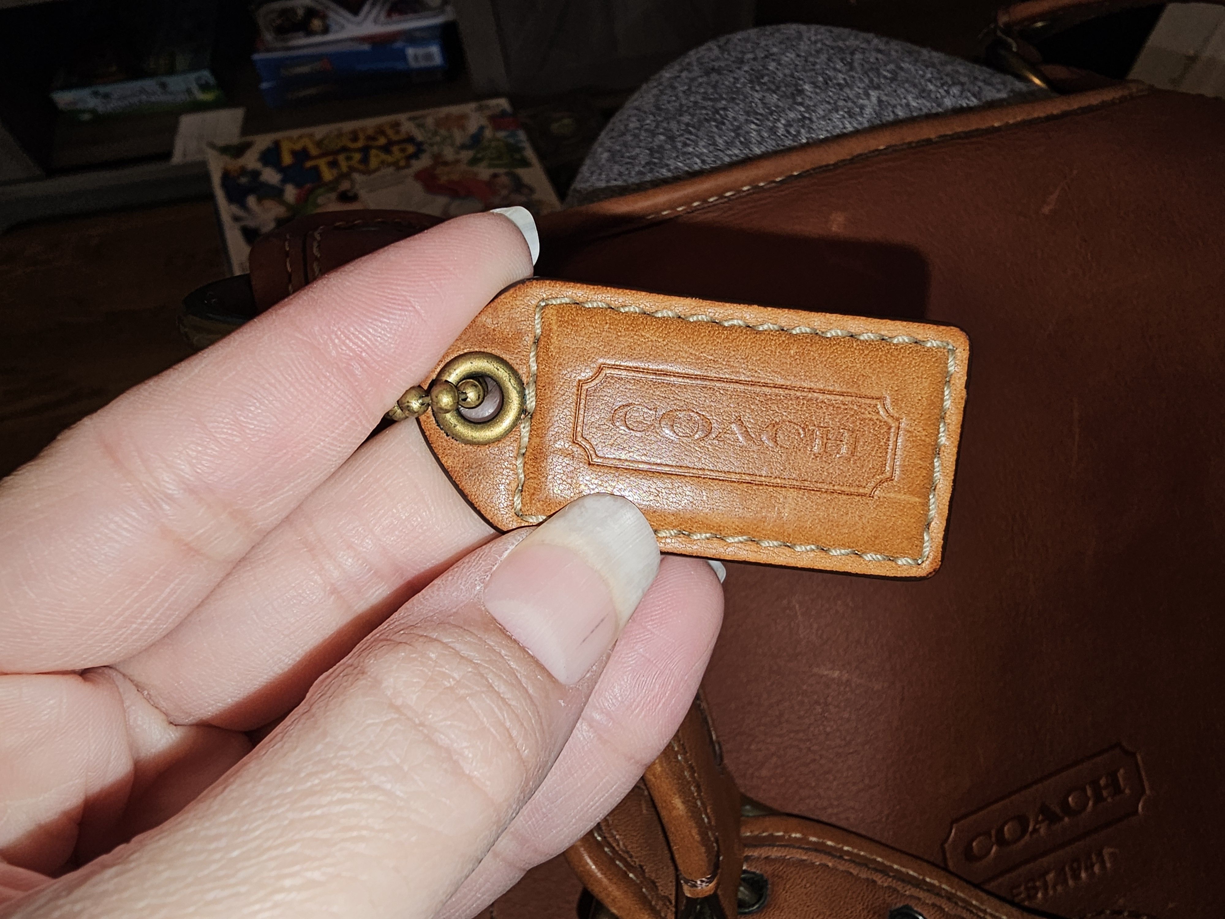 Coach RARE VINTAGE COACH LEGACY BROWN VACHETTA LEATHER HANDBAG Size ONE SIZE - 10 Thumbnail