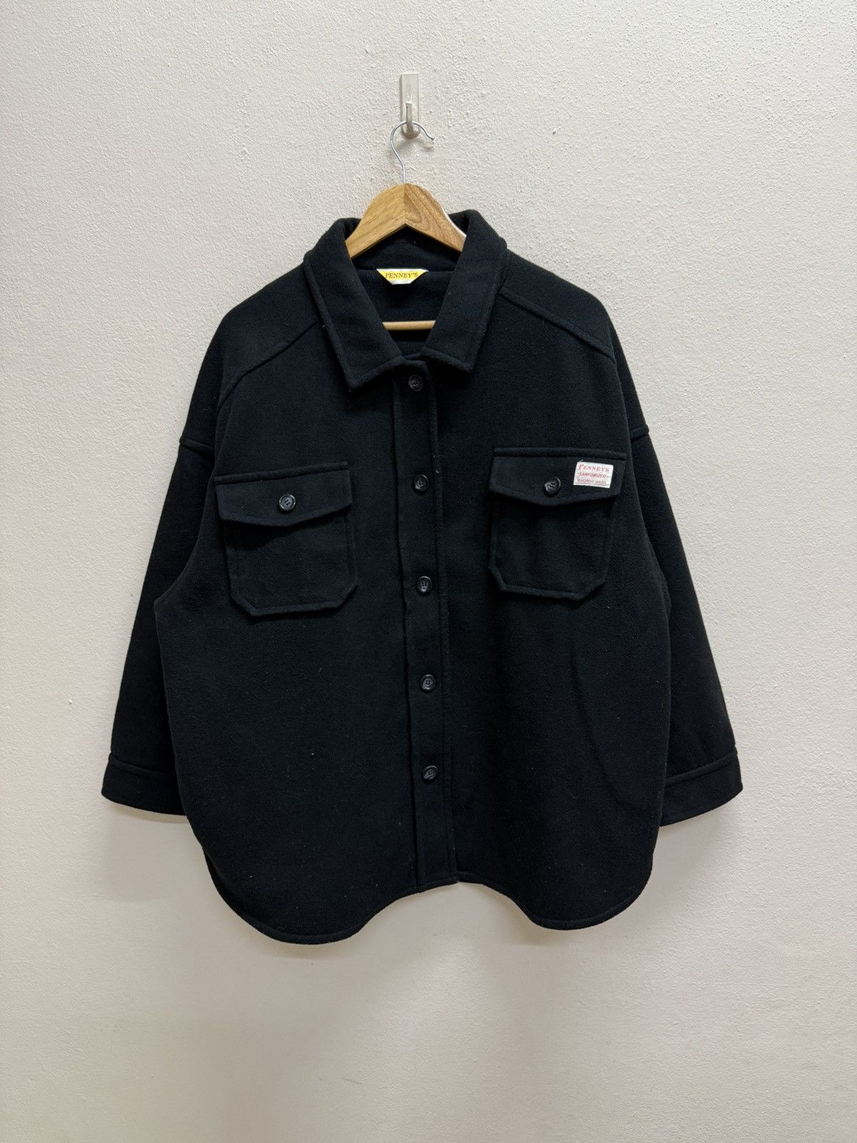 JCPenney Vintage Penney’s Overshirt Button Up Wool Jacket Size US L / EU 52-54 / 3 - 15 Thumbnail
