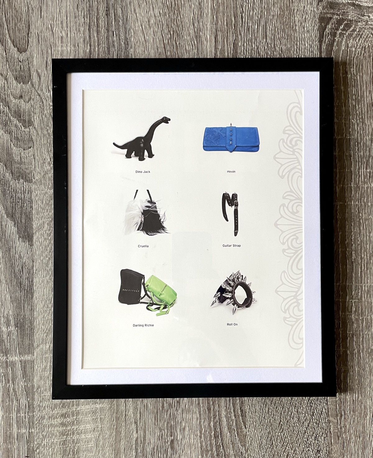 Chrome Hearts × Vintage Chrome Hearts collection 9x11 magazine cutout Framed poster Size ONE SIZE - 1 Thumbnail