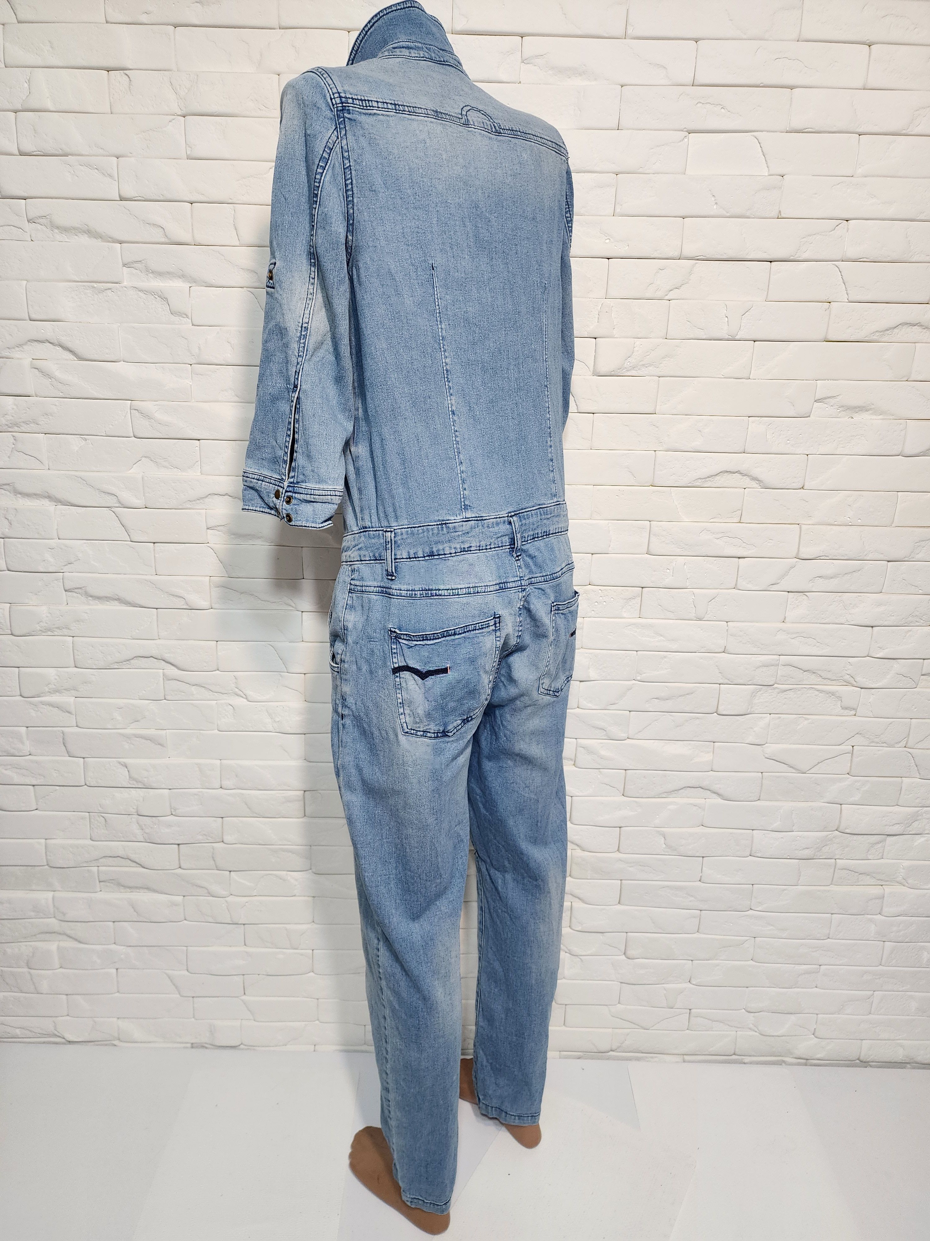 Denim & Co. Denim Women's Jumpsuit Size 32" / US 10 / IT 46 - 6 Thumbnail