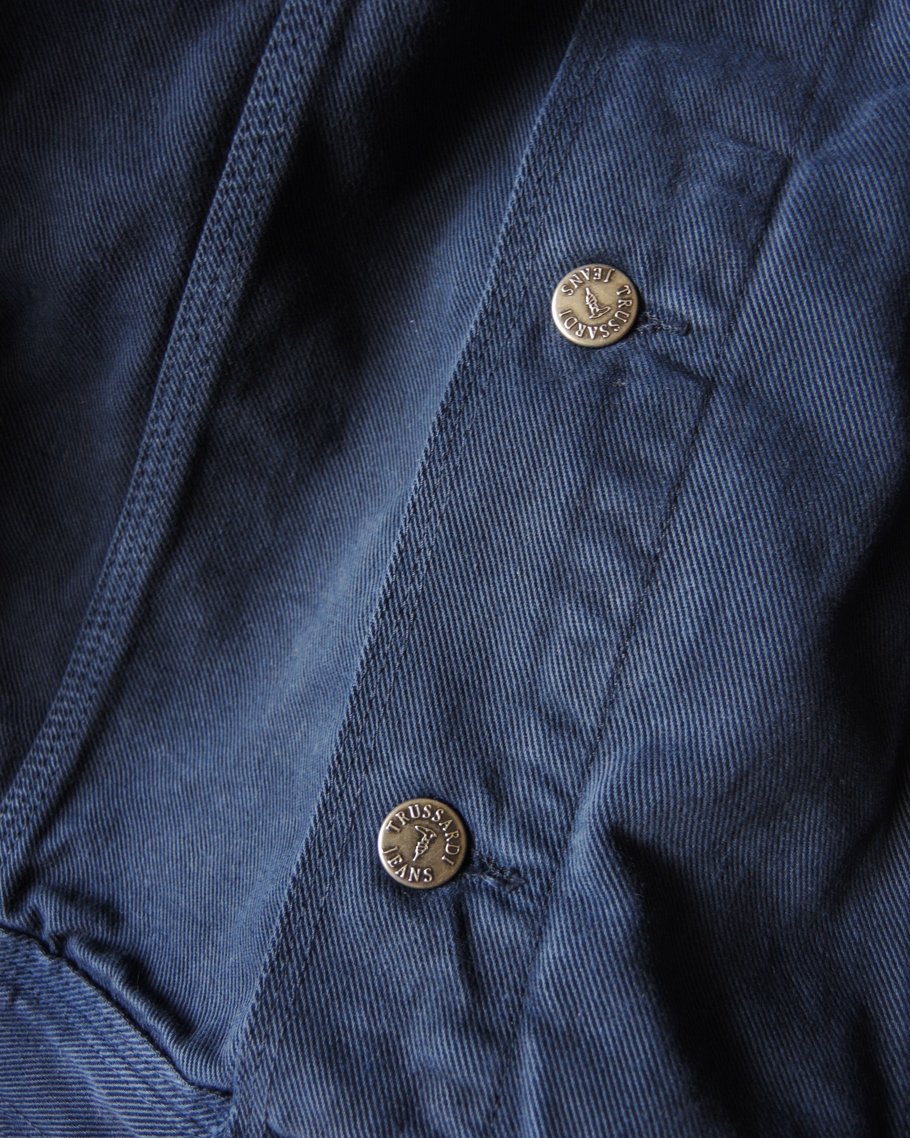 Trussardi Vintage Trussardi Denim Jacket Size US XL / EU 56 / 4 - 10 Thumbnail