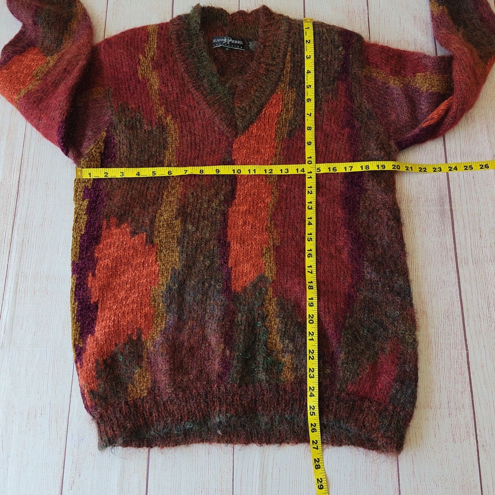 Vintage Vintage Jeanne Pierre mohair V-neck sweater sz M Size M / US 6-8 / IT 42-44 - 7 Thumbnail