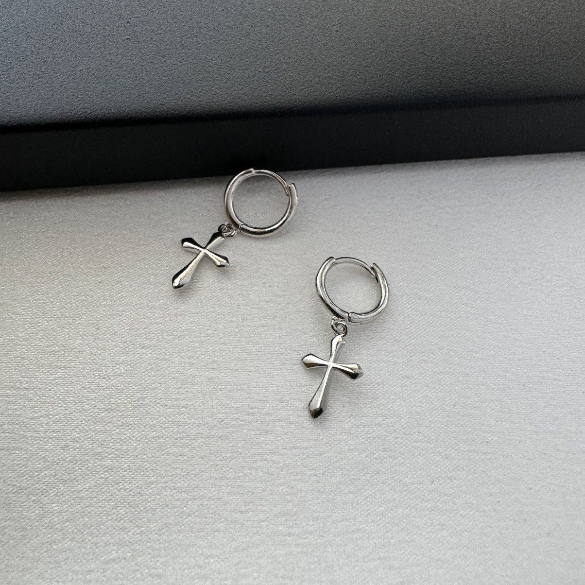 Other Cross Dangle Drop Earrings for Men Women Size ONE SIZE - 1 Thumbnail