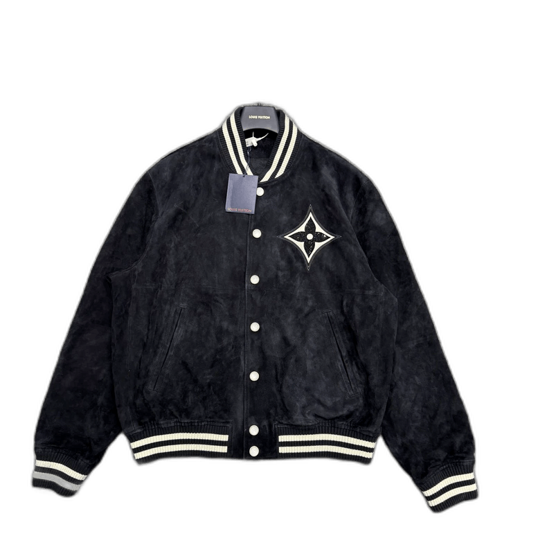 Louis Vuitton Louis Vuitton Suede Baseball Jacket Size US XXL / EU 58 / 5 - 1 Thumbnail
