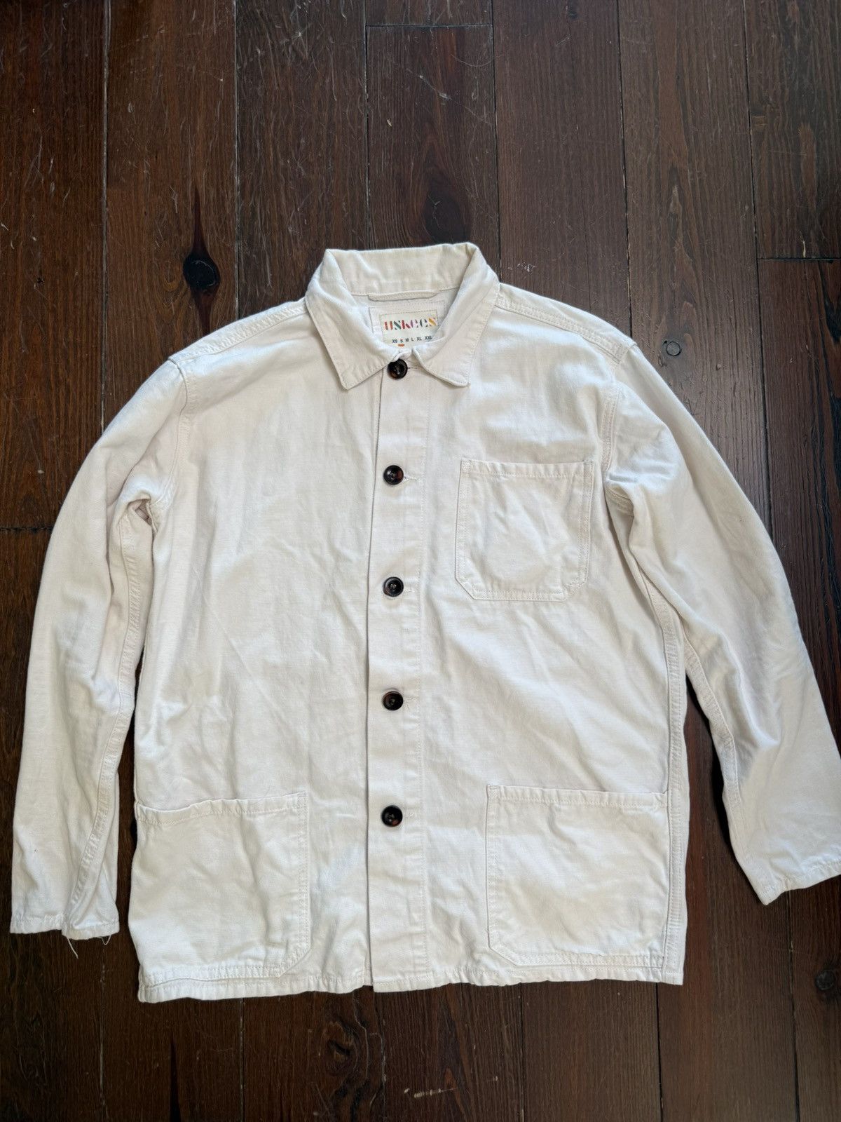 Other Chore Jacket - White- Heavy Duty Size US S / EU 44-46 / 1 - 1 Thumbnail