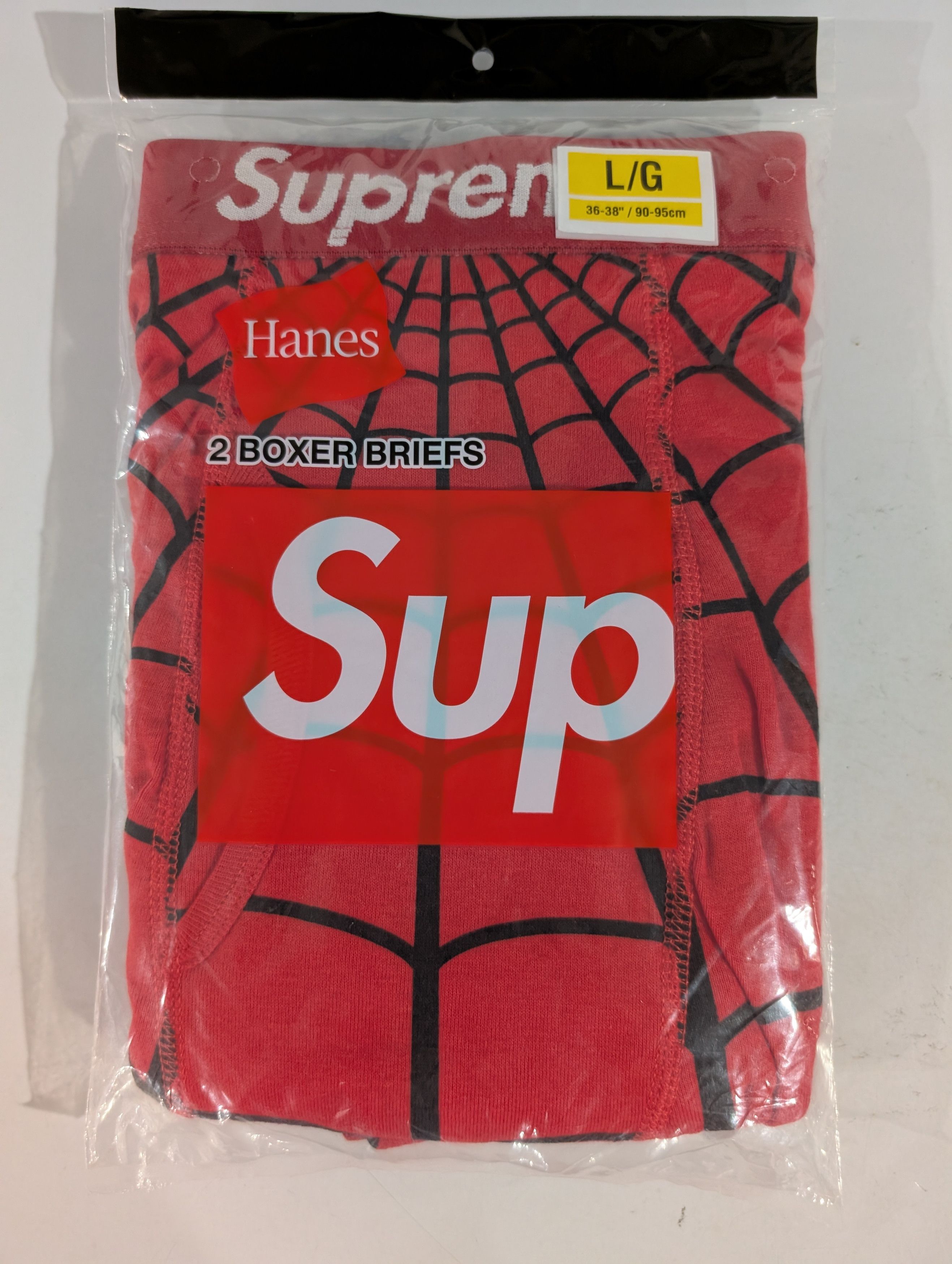 Hanes × Supreme Supreme x Hanes Spider-Man Boxer Briefs Size 34 - 2 Thumbnail